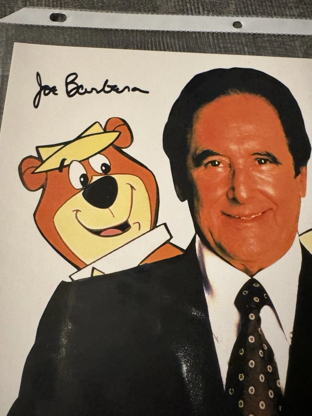 Joseph Barbera signed 8x10 photo with COA Hanna- Barbera Cartoonist creator, image 5