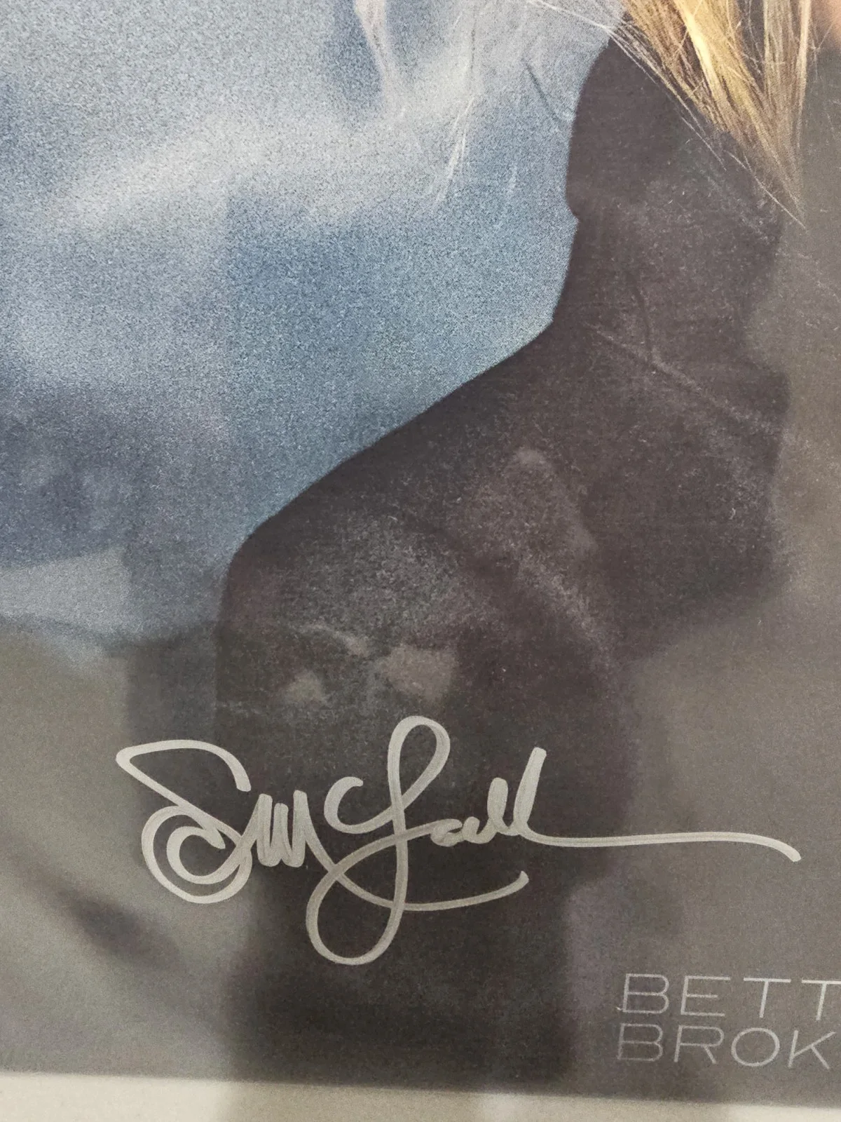 Sarah McLachlan Better Broken Signed Cover Vinyl LP Autographed New, image 2