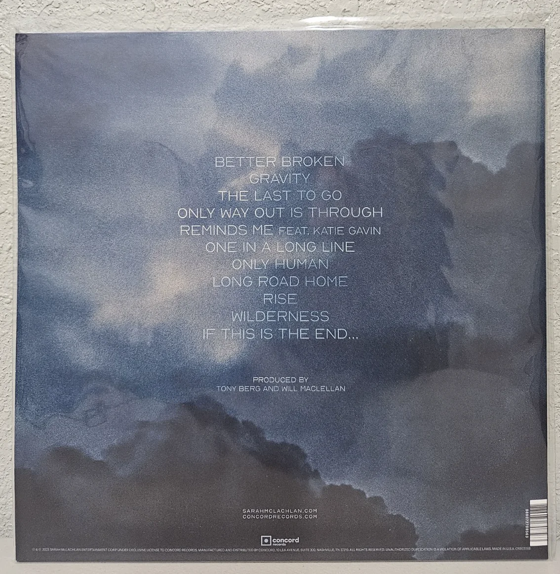 Sarah McLachlan Better Broken Signed Cover Vinyl LP Autographed New, image 3