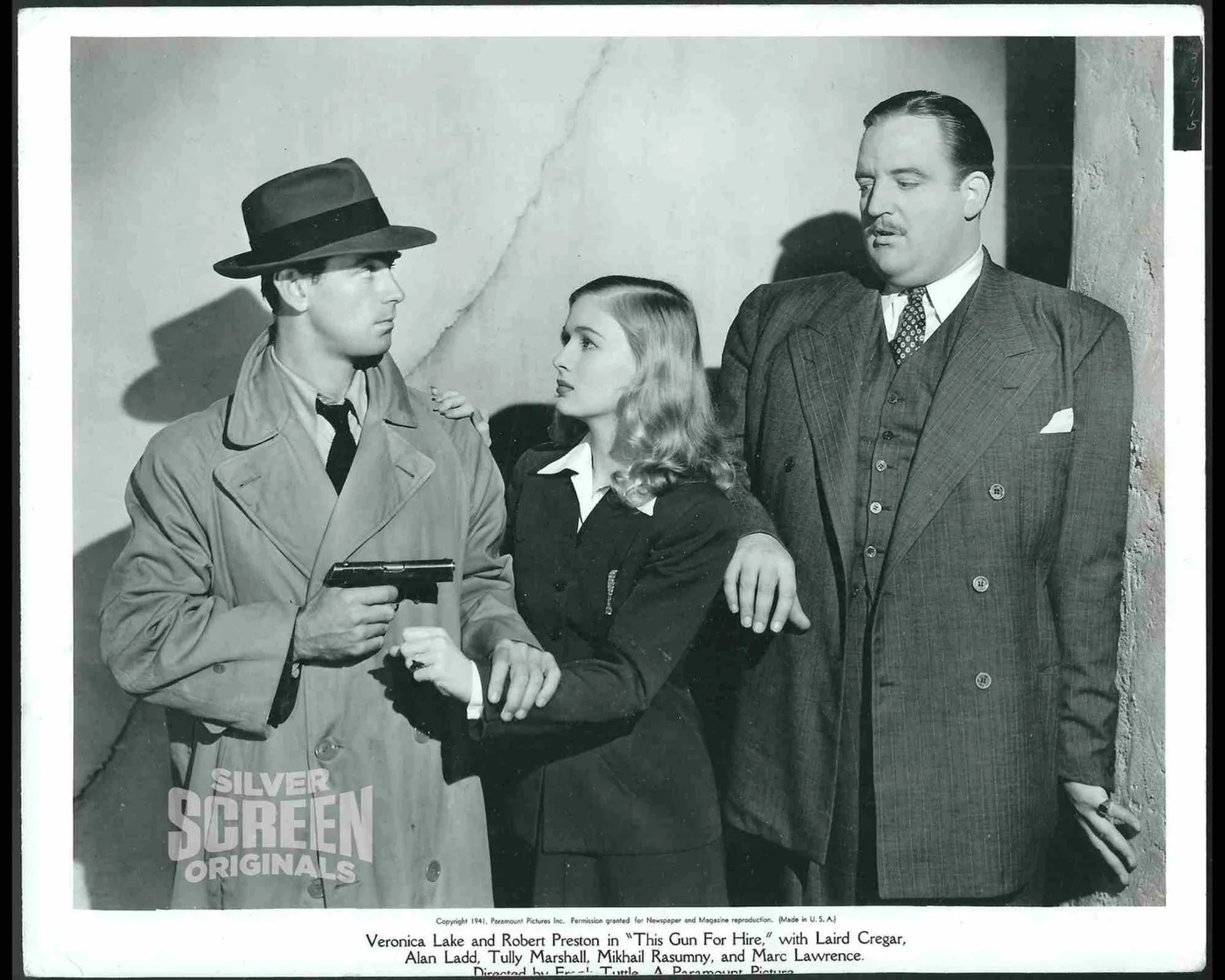 This Gun For Hire 4x ORIGINAL Press Studio Stills Alan Ladd Veronica Lake 1942, изображение 2