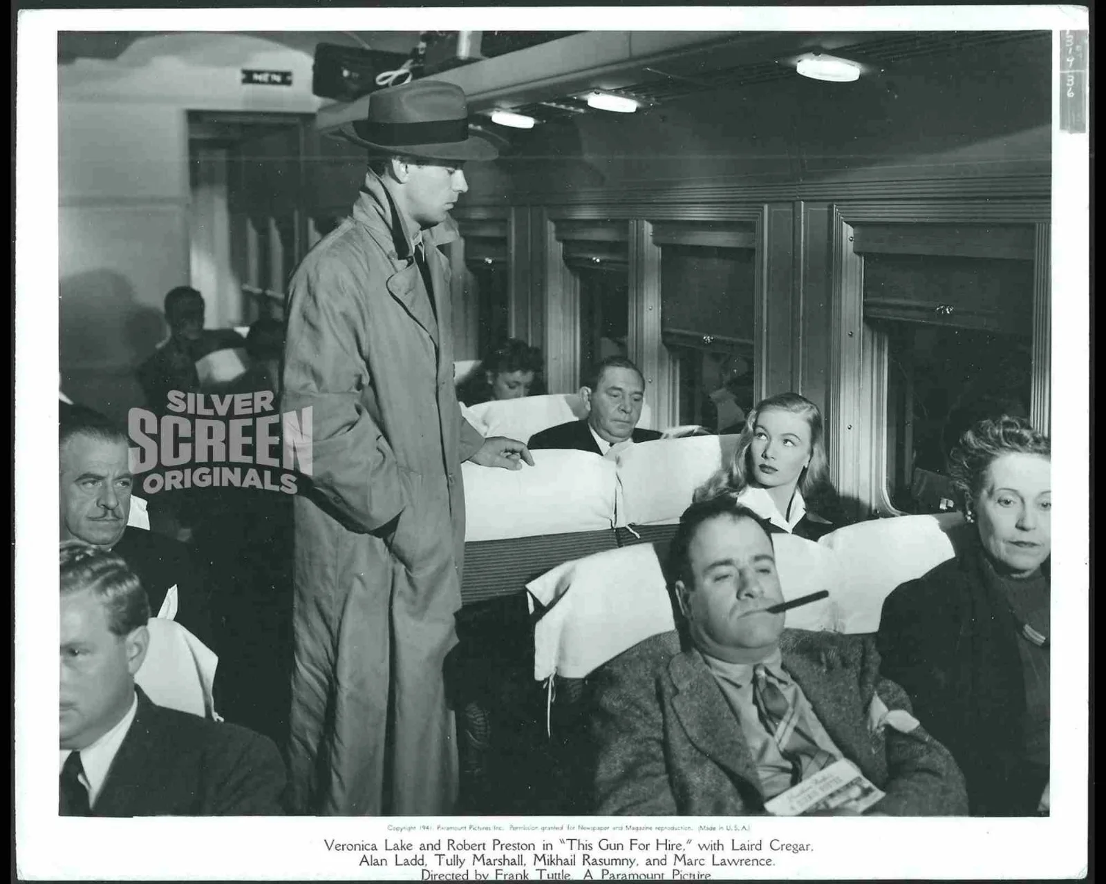 This Gun For Hire 4x ORIGINAL Press Studio Stills Alan Ladd Veronica Lake 1942, изображение 3