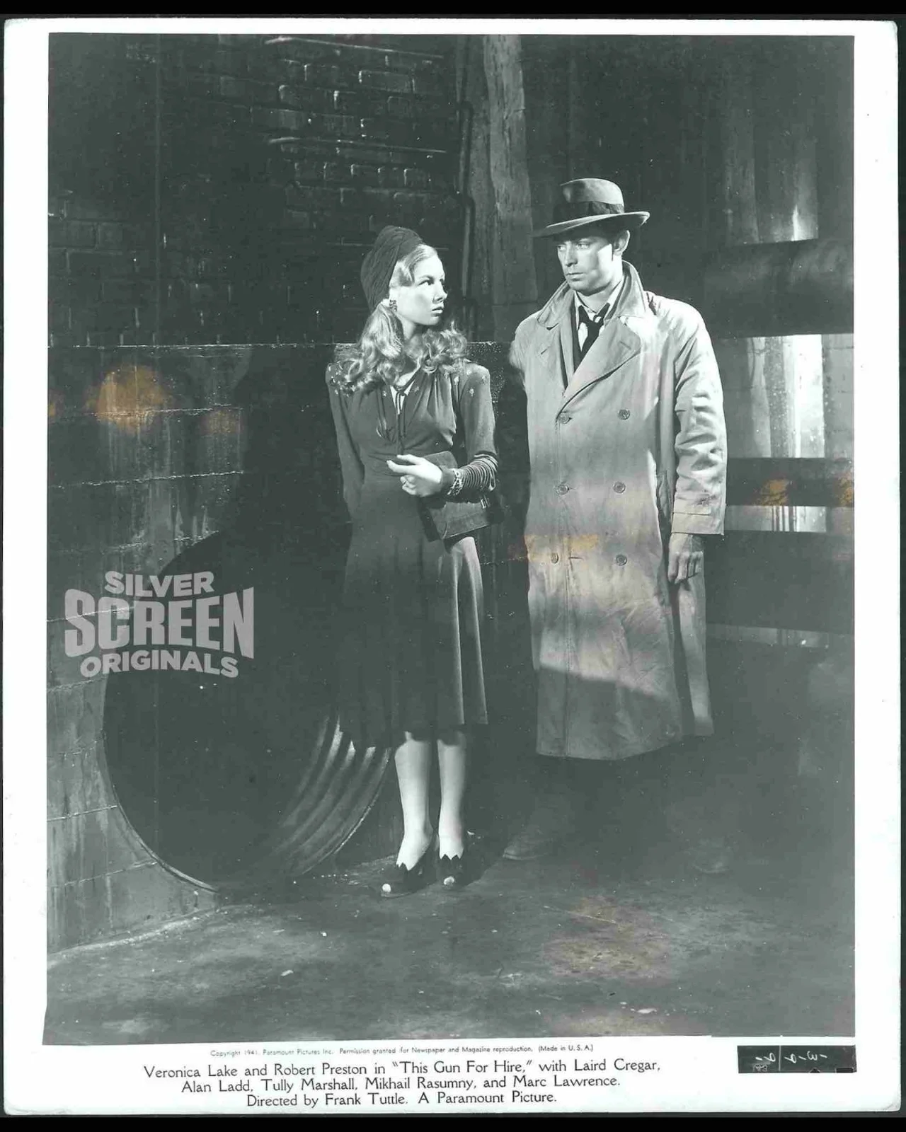This Gun For Hire 4x ORIGINAL Press Studio Stills Alan Ladd Veronica Lake 1942, изображение 5