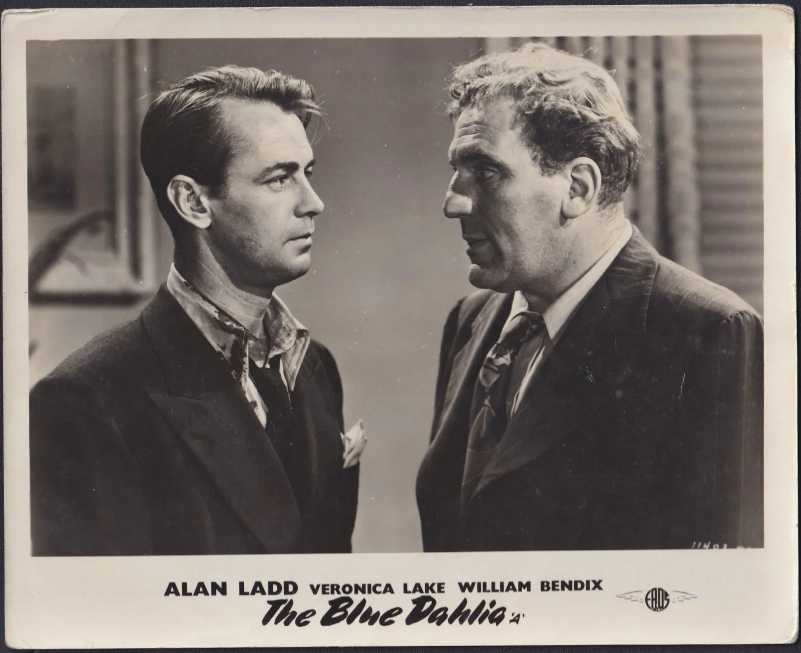Blue Dahlia 5x ORIGINAL UK FOH Lobby Cards Alan Ladd Veronica Lake 1946, изображение 3