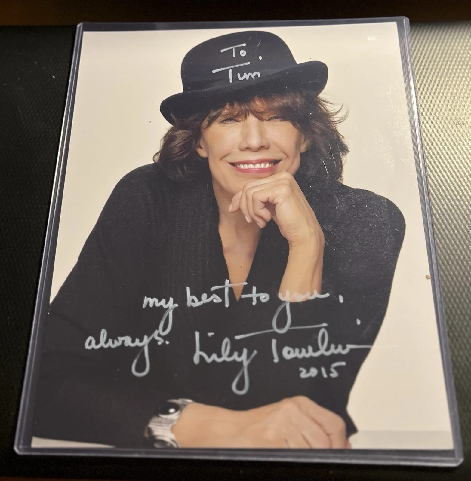 Lily Tomlin Actress Comedienne Signed 8x10 Photo Autograph w/ COA & Top Loader, изображение 2