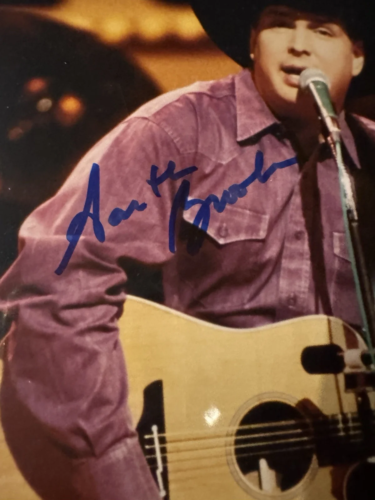 Garth Brooks Signed Autographed Color Photo 8x10 COA country music Icon, изображение 2