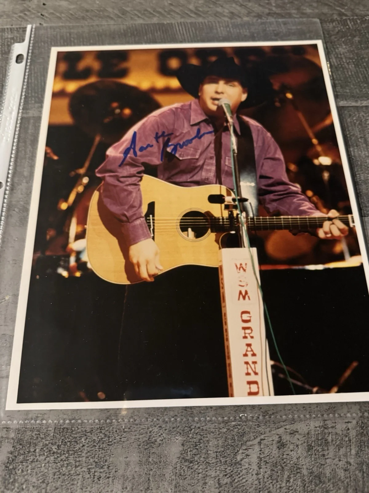 Garth Brooks Signed Autographed Color Photo 8x10 COA country music Icon, изображение 3