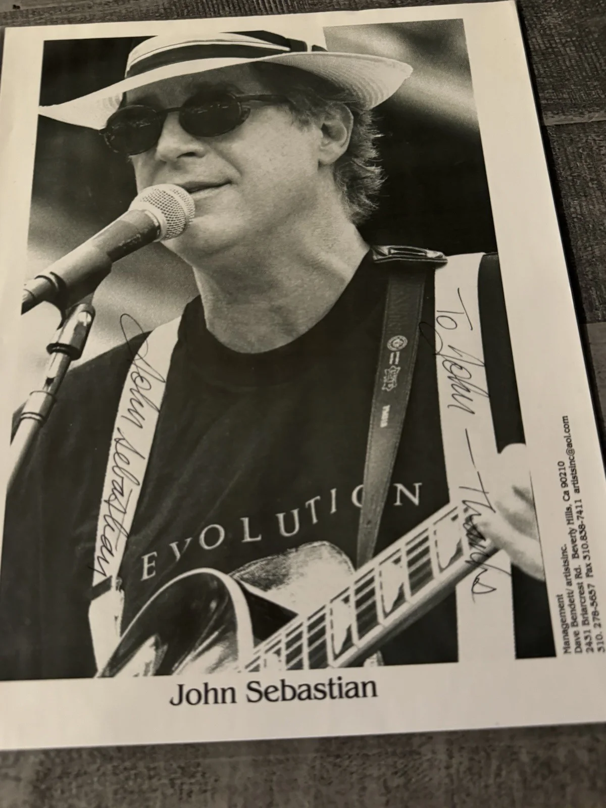 John Sebastian — John Sebastian Autographed Signed 8x10 Photo - Lovin' Spoonful Singer - COA, image 4