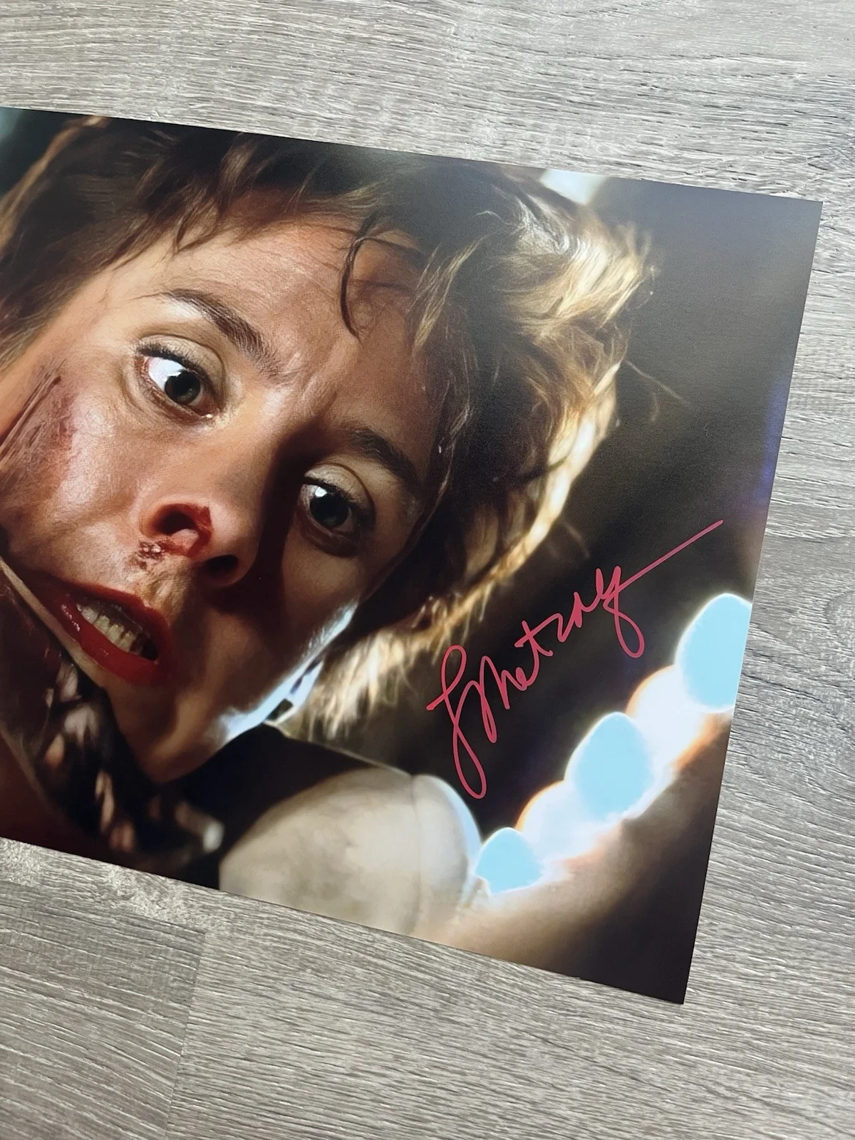 Laurie Metcalf — Laurie Metcalf Signed Scream 11x14 Photo Beckett COA Ghostface Mrs. Loomis, изображение 4