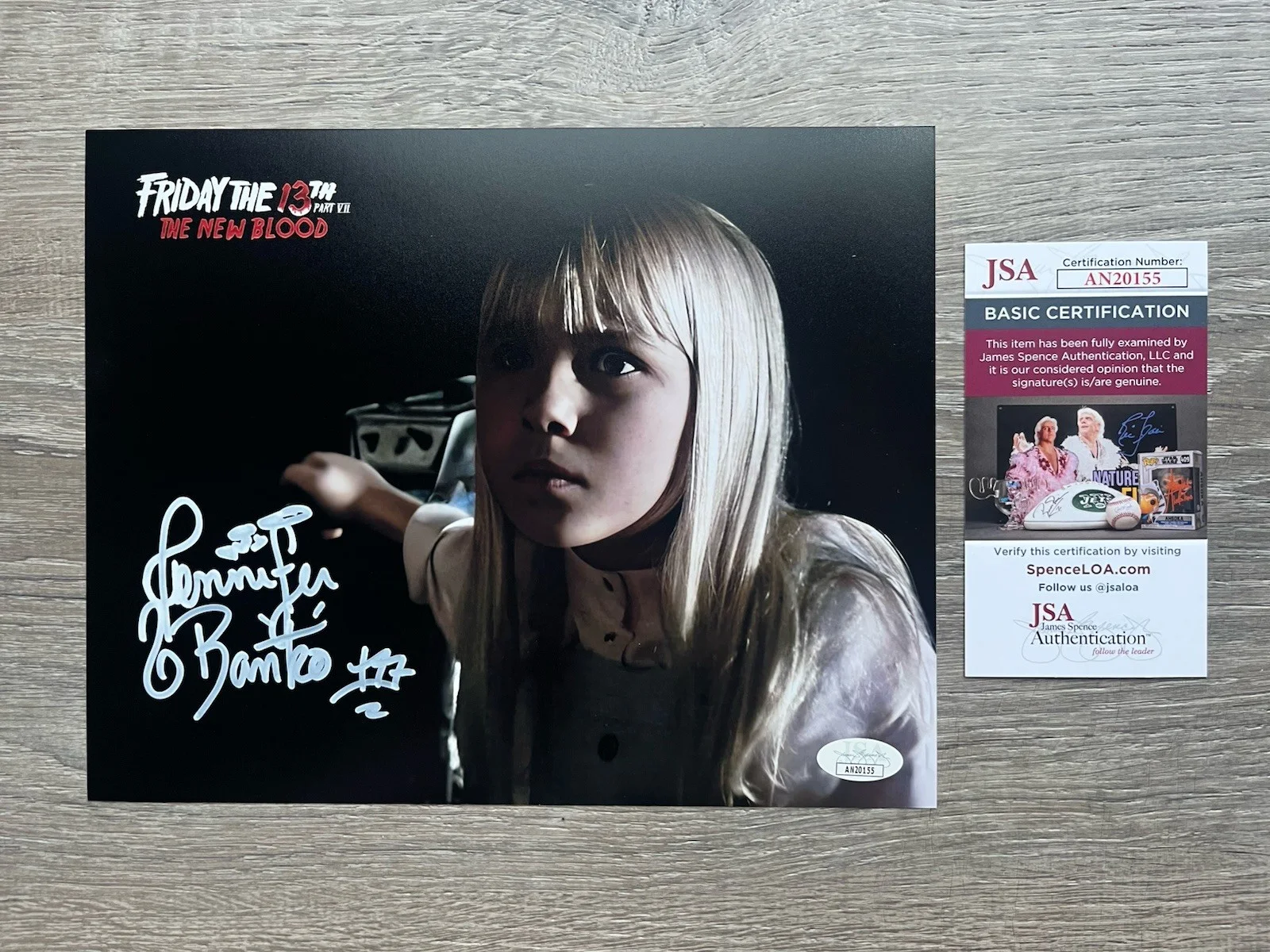 Jennifer Banko — Jennifer Banko Signed Friday The 13th New Blood 8x10 Photo JSA COA Horror