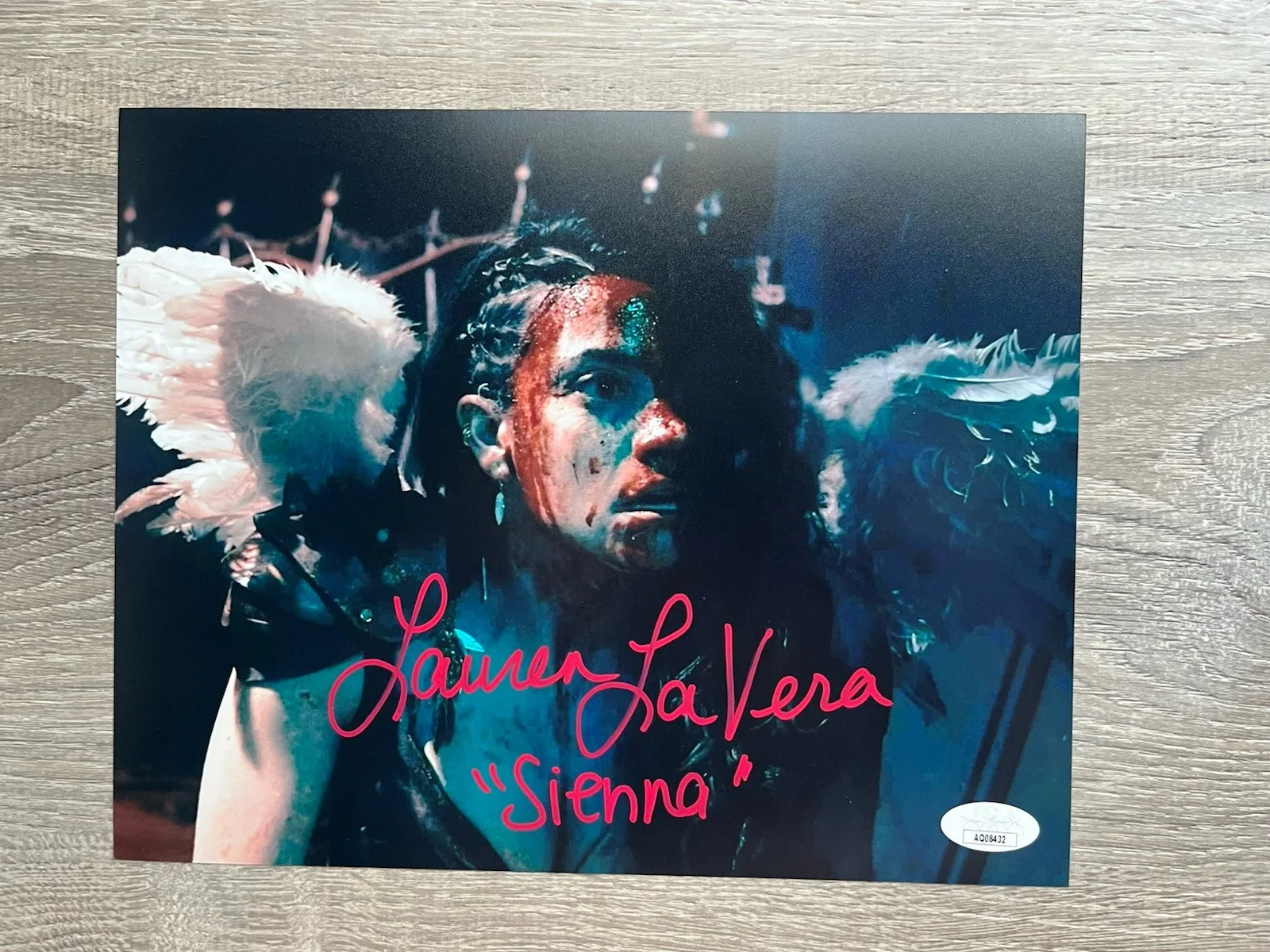 Lauren LaVera — Lauren LaVera Signed Terrifier 2 8x10 Photo JSA COA Sienna Art The Clown Horror, изображение 2