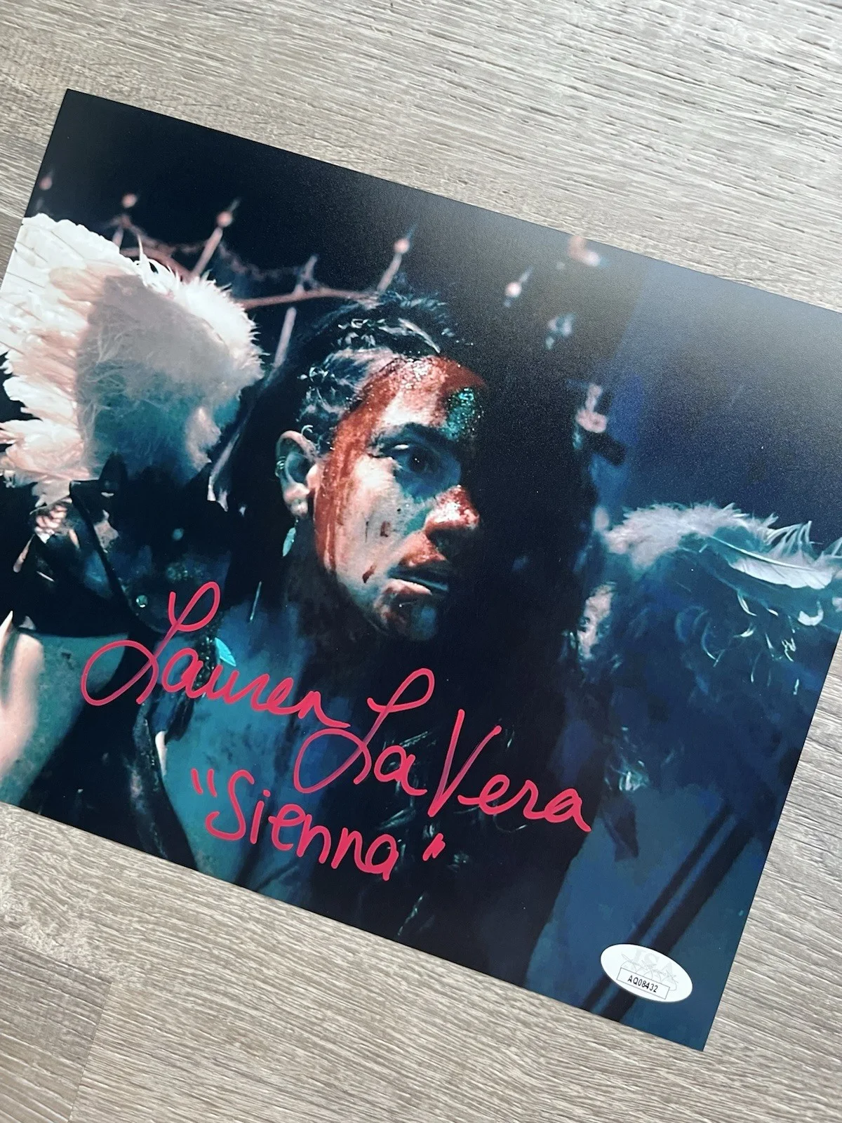 Lauren LaVera — Lauren LaVera Signed Terrifier 2 8x10 Photo JSA COA Sienna Art The Clown Horror, изображение 3