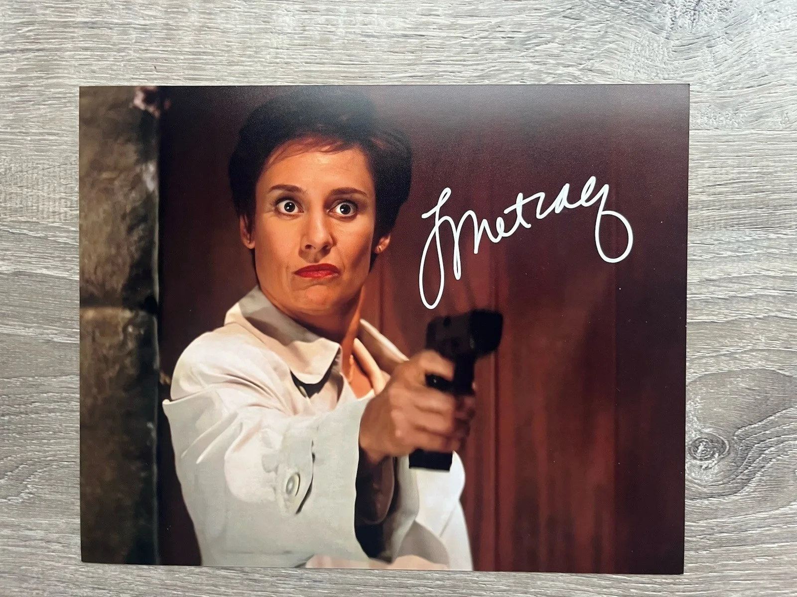 Laurie Metcalf — Laurie Metcalf Signed Scream 8x10 Photo Beckett COA Ghostface Mrs. Loomis, image 2