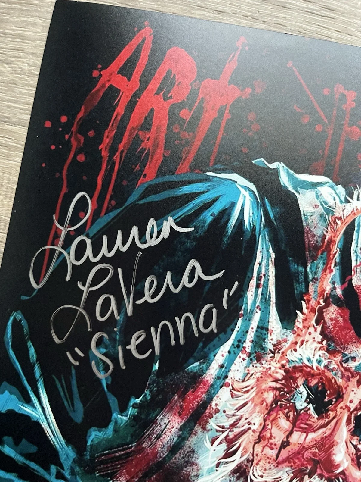Lauren LaVera — Lauren LaVera Signed Terrifier 3 11x17 Photo JSA COA Sienna Art The Clown Horror, изображение 4