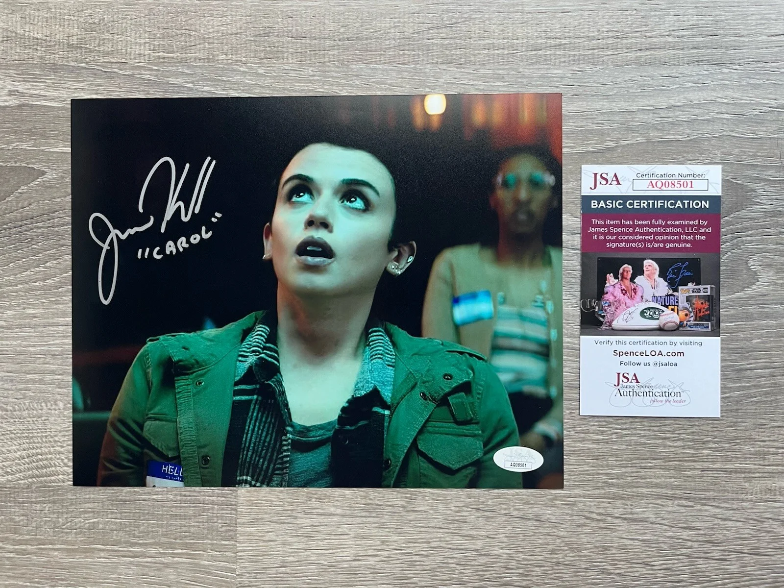 Jenna Kanell — Jenna Kanell Signed Renfield 8x10 Photo JSA COA Carol Terrifier Horror