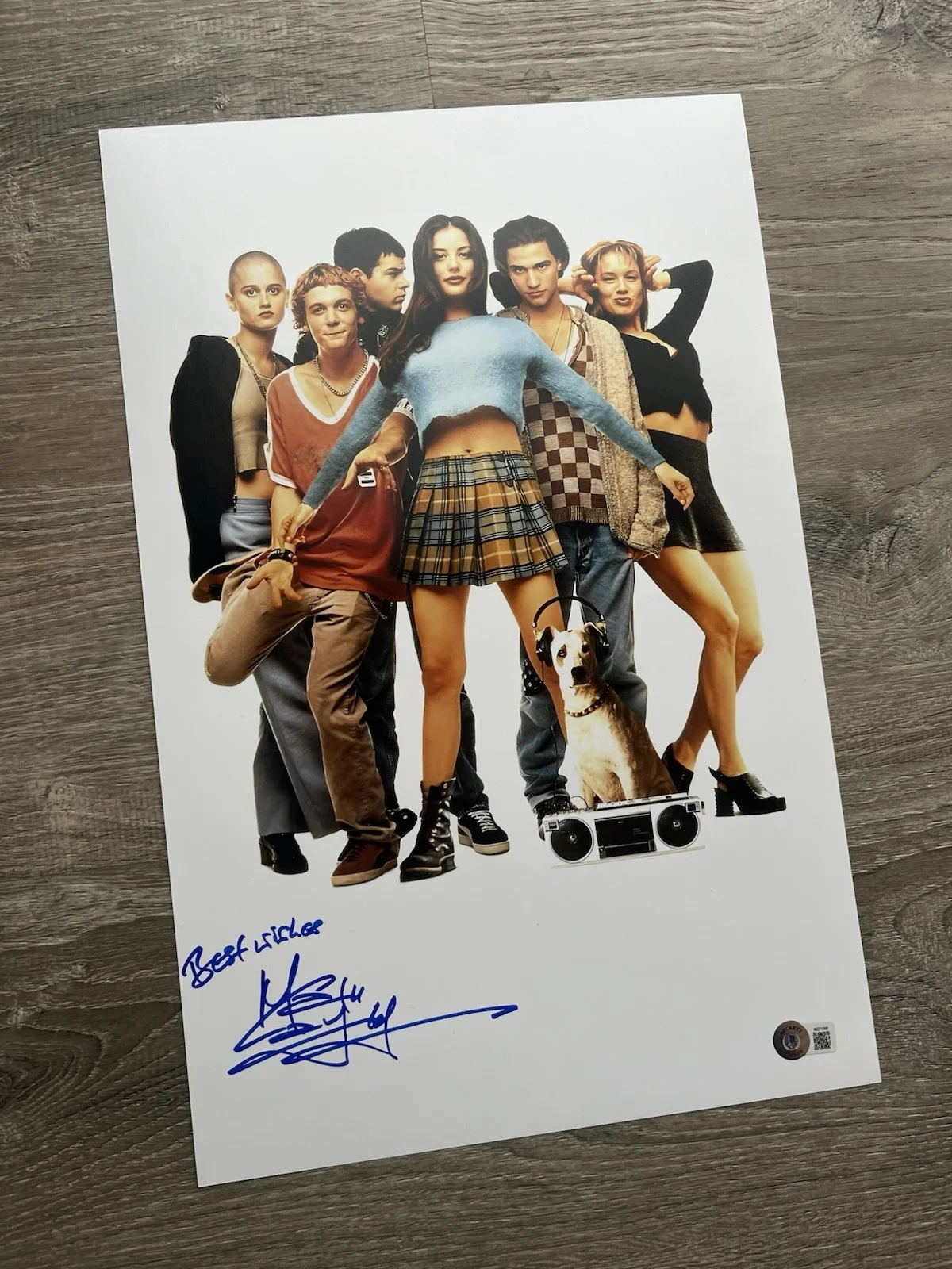 Maxwell Caulfield — Maxwell Caulfield Signed Rex Manning 11x17 Photo Beckett COA Empire Records, изображение 5