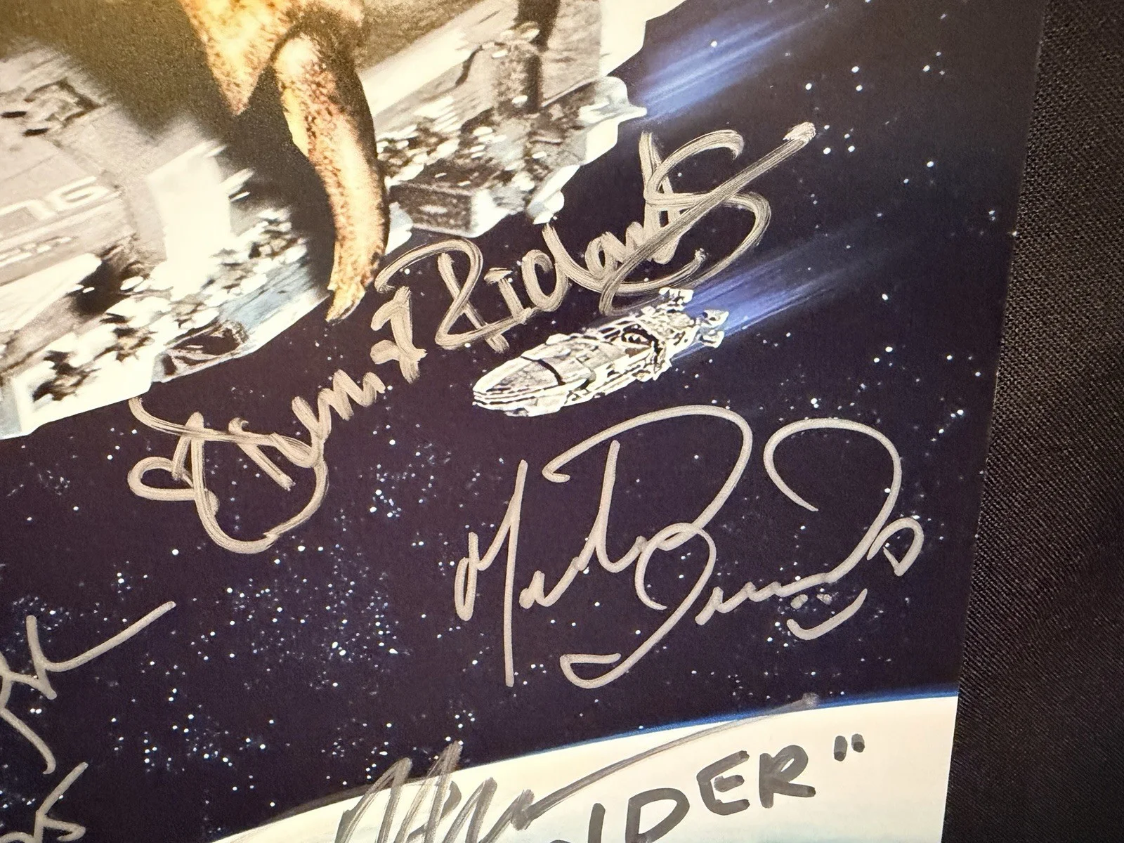 Casper Van Dien Dina Meyer Denise Richards Jake Busey — Starship Troopers Cast Signed 11x17 Movie Poster 7 Autos JSA, image 5