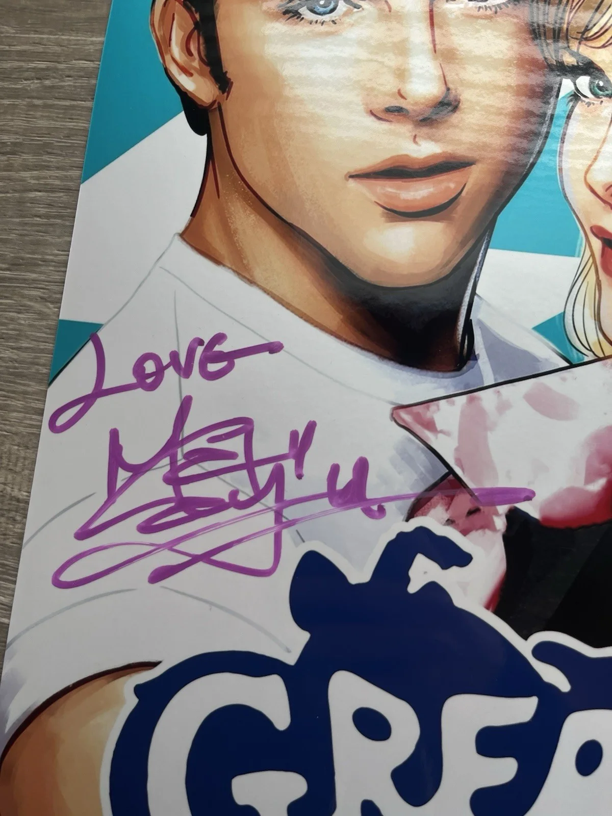 Maxwell Caulfield — Maxwell Caulfield Signed Metallic 11x17 Photo Beckett COA Grease 2 Cool Rider, изображение 5