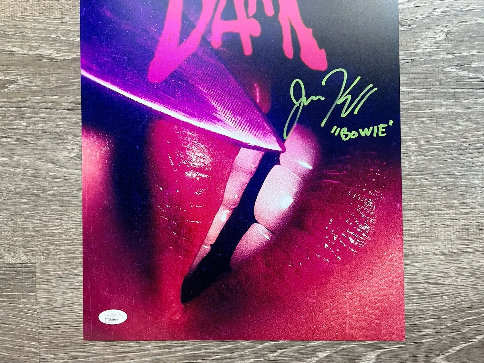 Jenna Kanell — Jenna Kanell Signed Faceless After Dark 11x17 Photo JSA COA Bowie Terrifier, image 3