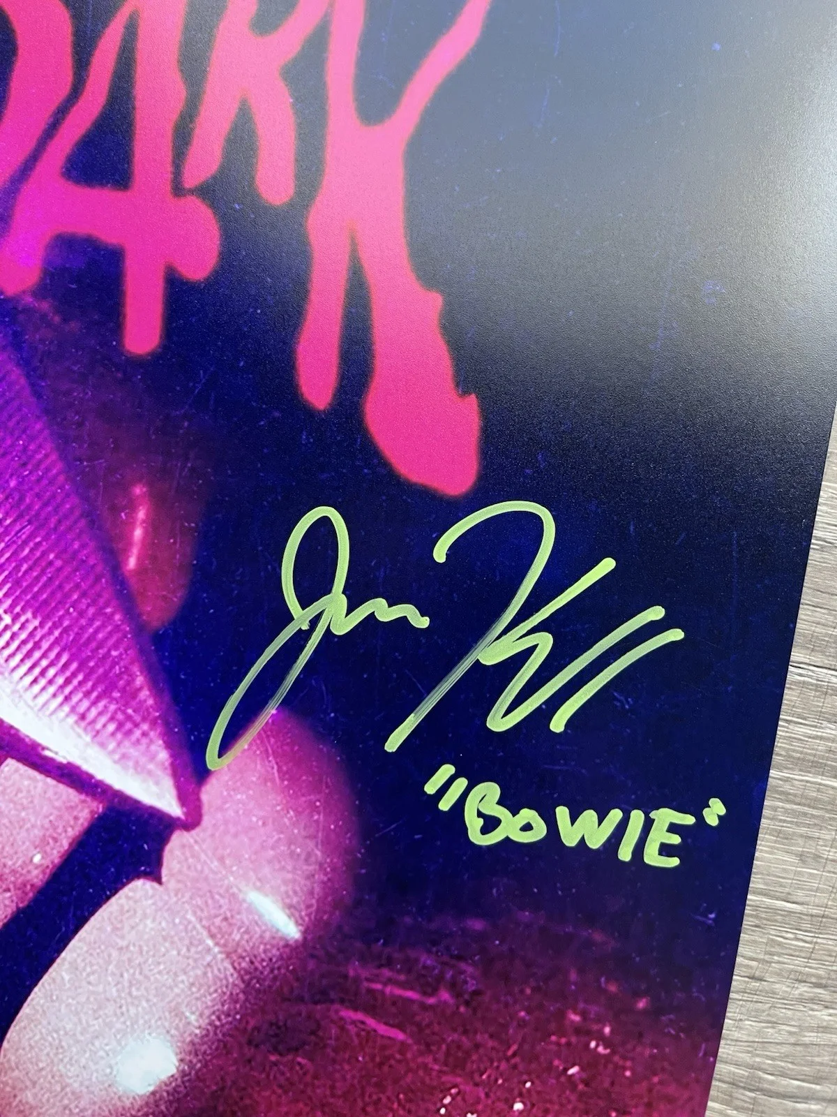 Jenna Kanell — Jenna Kanell Signed Faceless After Dark 11x17 Photo JSA COA Bowie Terrifier, image 4