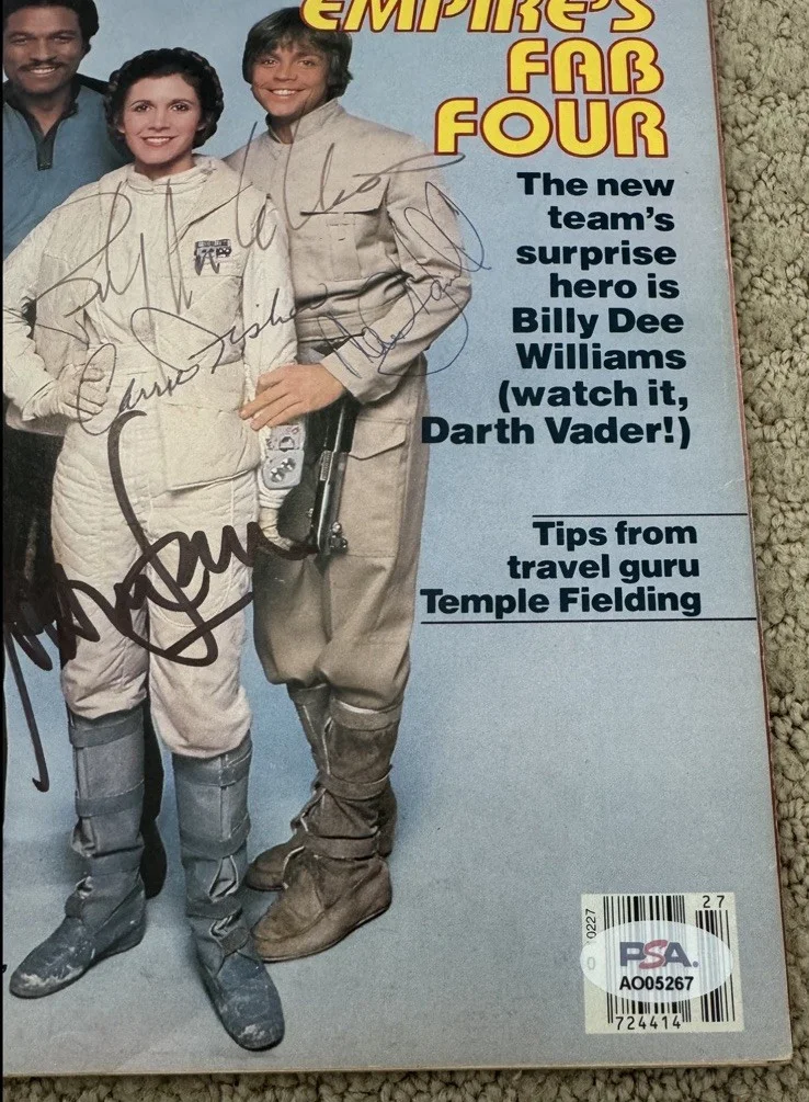 Harrison Ford Mark Hamill Billy Dee Williams — Mark Hamill Harrison Ford Billy Dee Williams Signed People Magazine PSA/DNA LOA, image 3