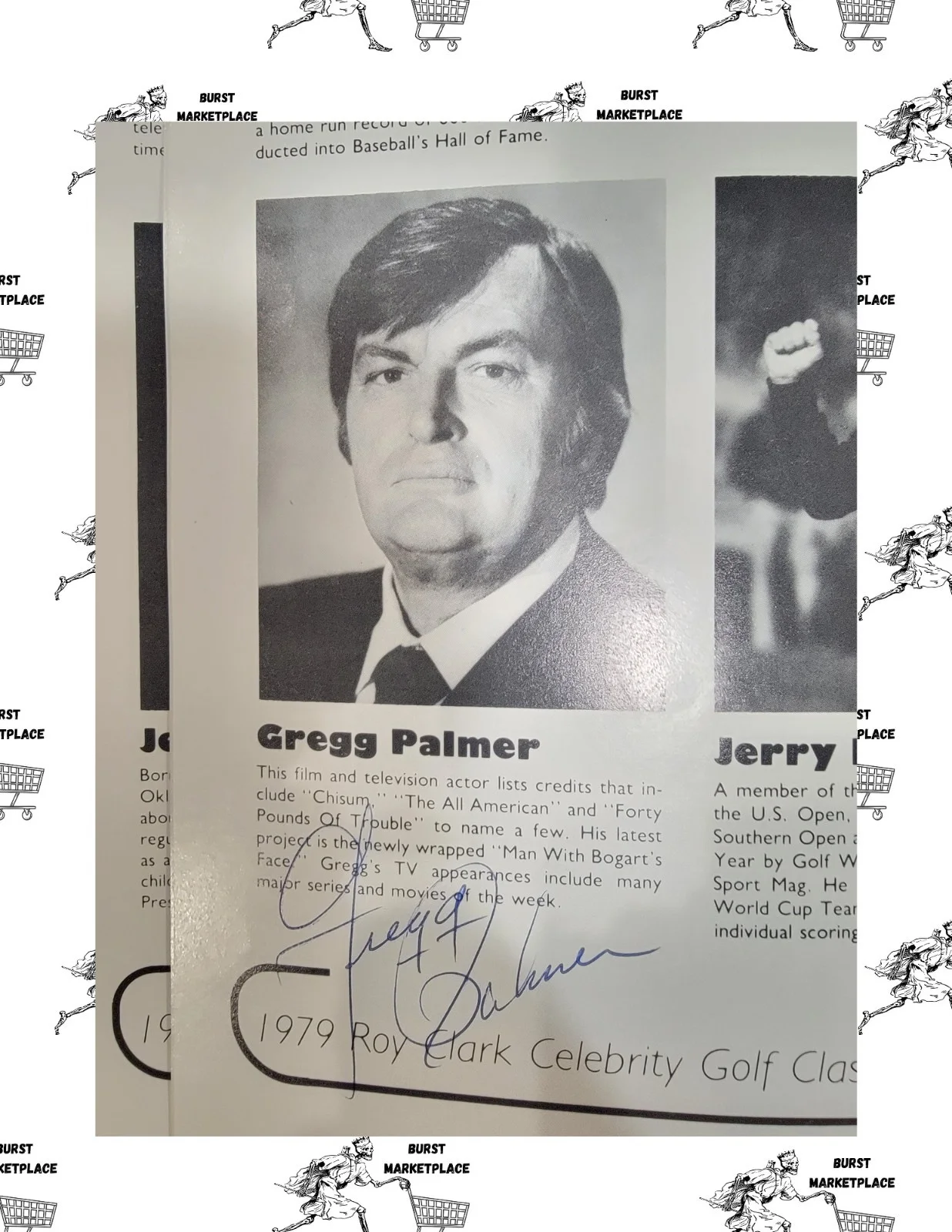 Roy Clark — Roy Clark, Buck Taylor, Gregg Palmer Autographed Golf Program Magazine 1979, image 4