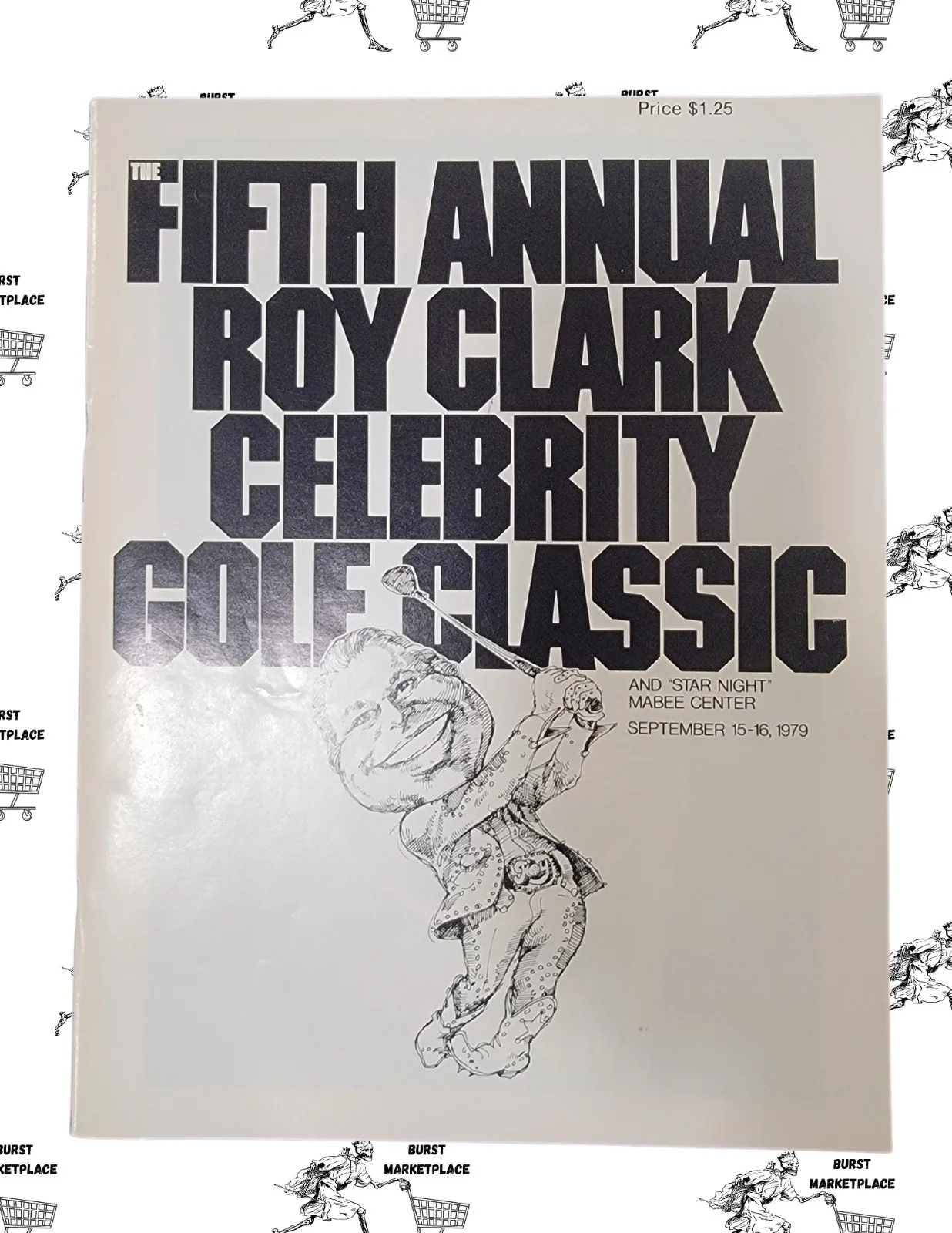 Roy Clark — Roy Clark, Buck Taylor, Gregg Palmer Autographed Golf Program Magazine 1979, image 5