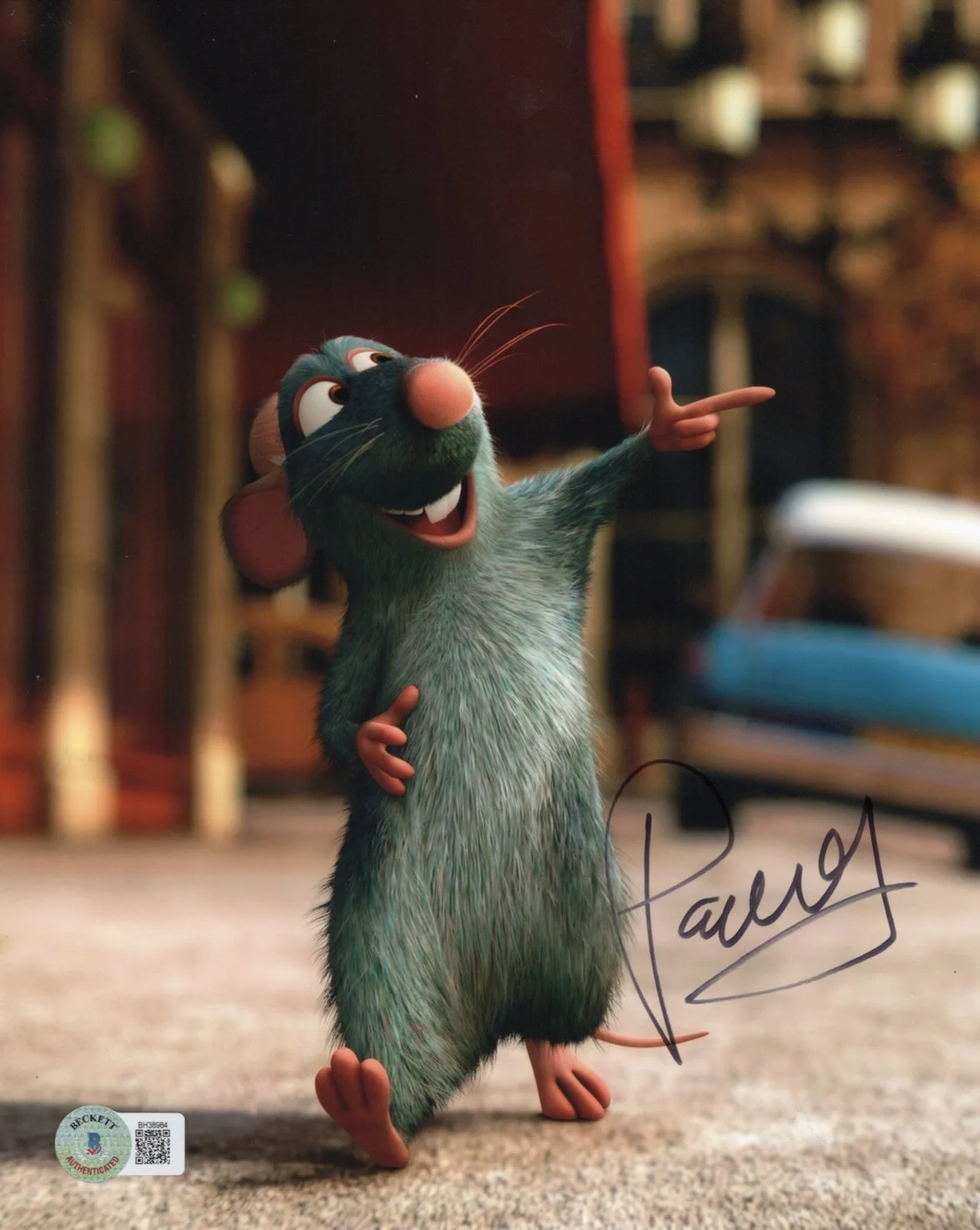 Patton Oswalt — Patton Oswalt REMY Autographed Signed RATATOUILLE 8x10 Photo Beckett BAS