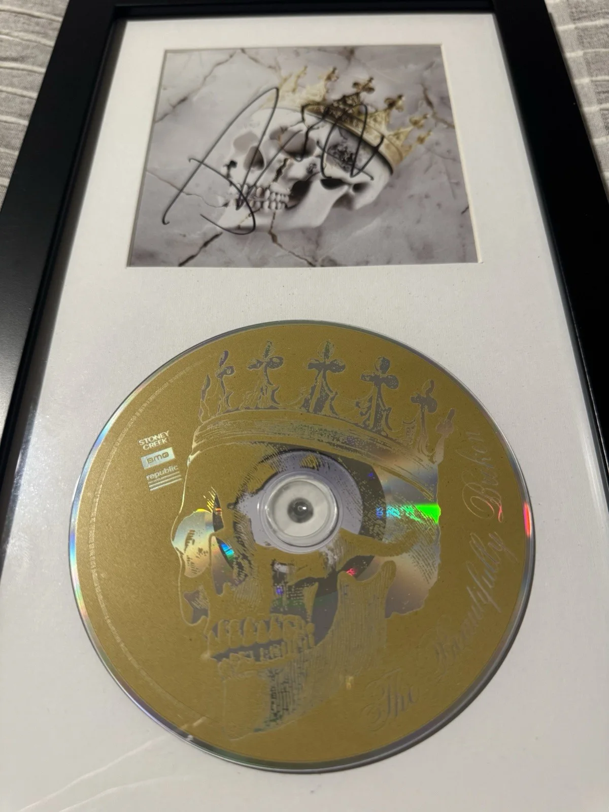 JELLY ROLL SIGNED CD DISPLAY BEAUTIFULLY BROKEN ALBUM AUTHENTIC AUTOGRAPH AUTO, image 3