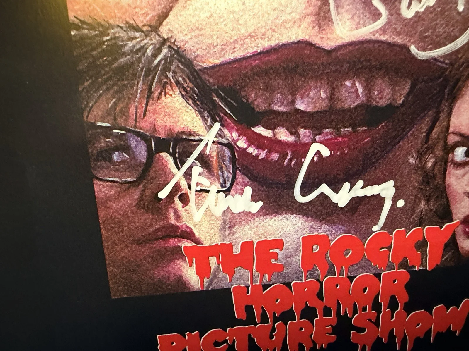 Tim Curry Susan Saradon Barry Bostwick — The Rocky Horror Picture Show RHPS 8x10 Curry +2 Cast Signed Photo JSA Cert Auto, image 4