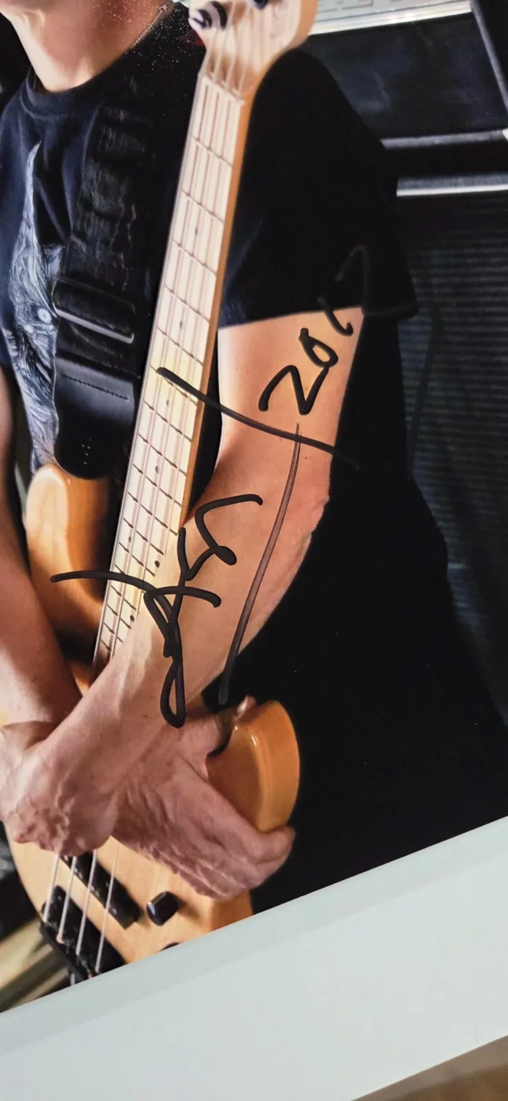 Jason Newsted Signed Metallica Autograph COA a, image 2