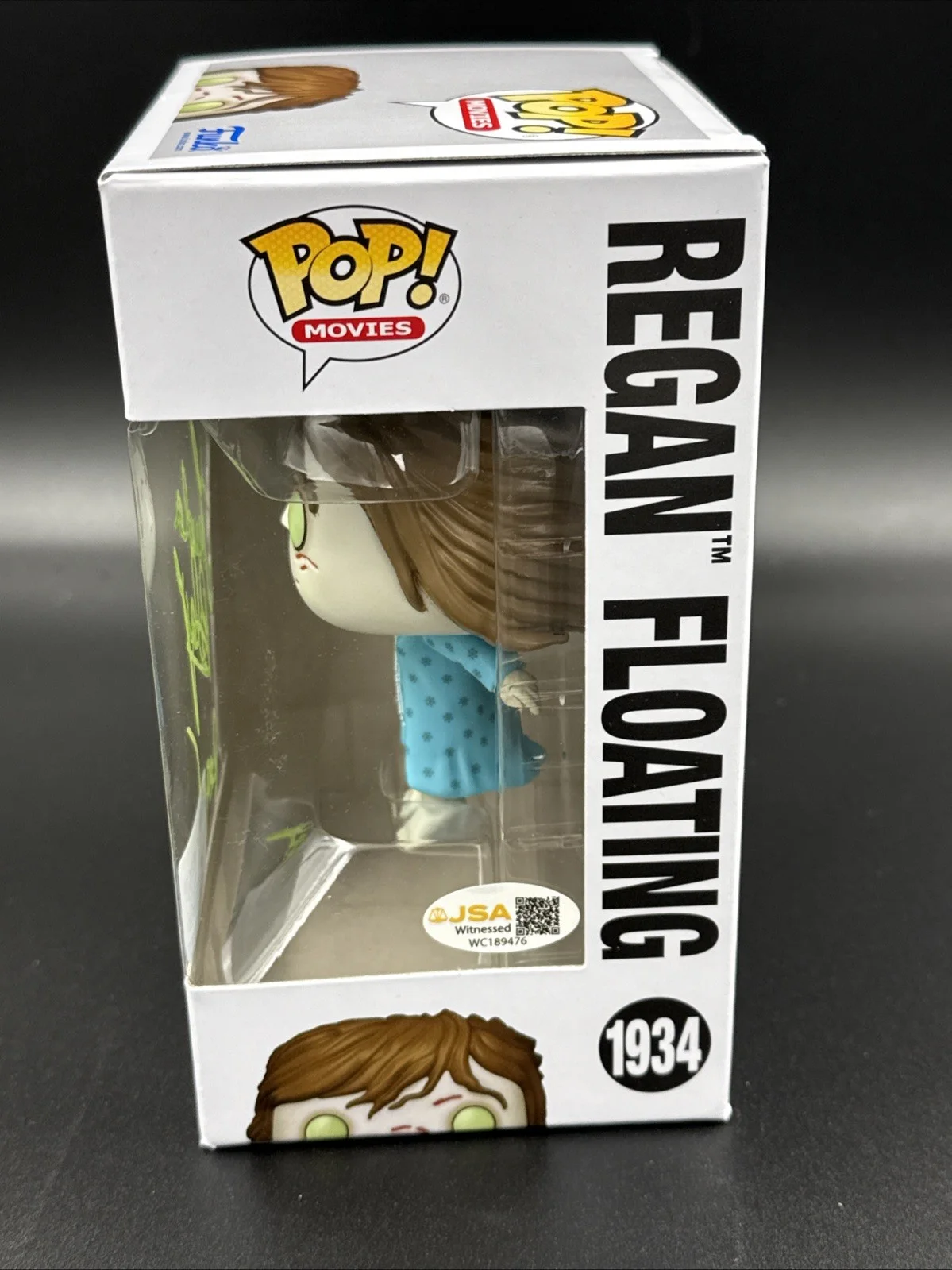 LINDA BLAIR signed (THE EXORCIST) #1934 Regan Floating Funko Pop JSA witness, image 2