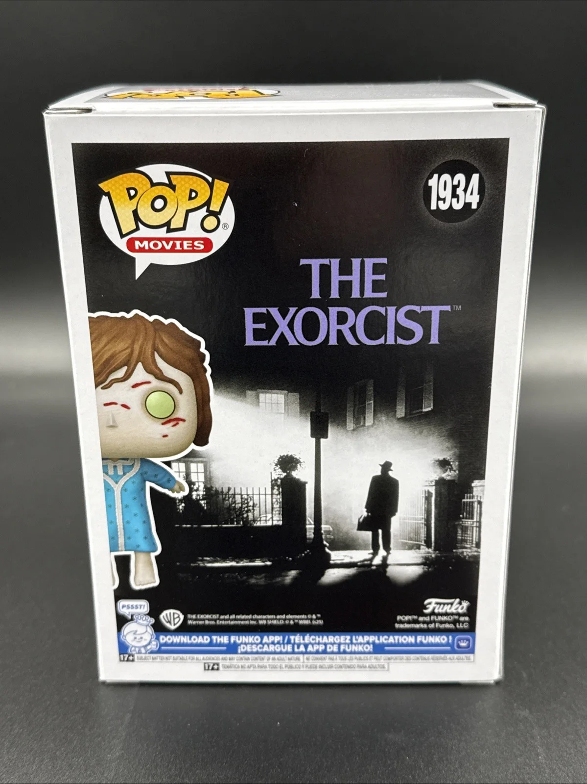 LINDA BLAIR signed (THE EXORCIST) #1934 Regan Floating Funko Pop JSA witness, изображение 3