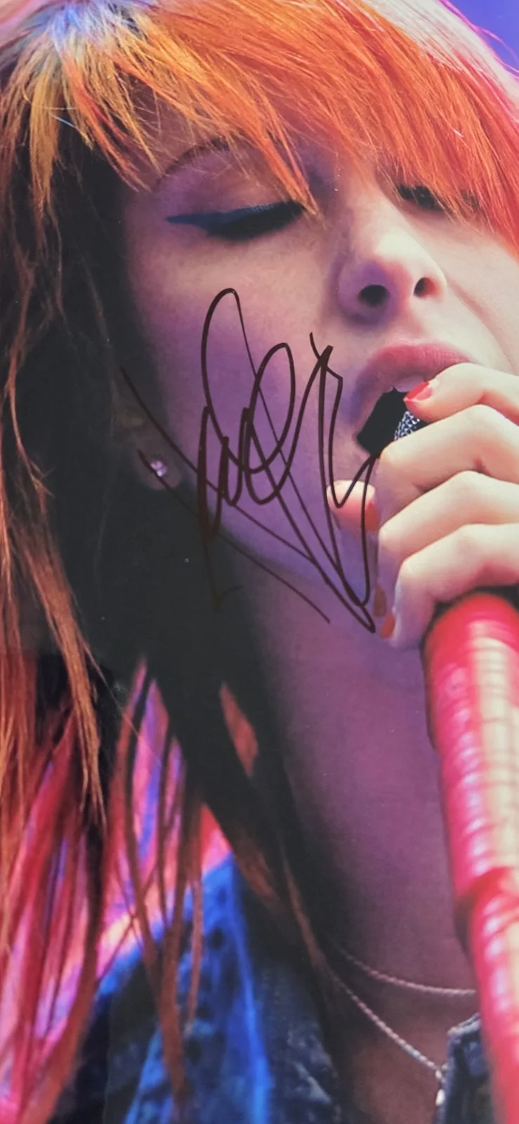 Hayley Williams Signed Paramore Autograph COA a, image 2
