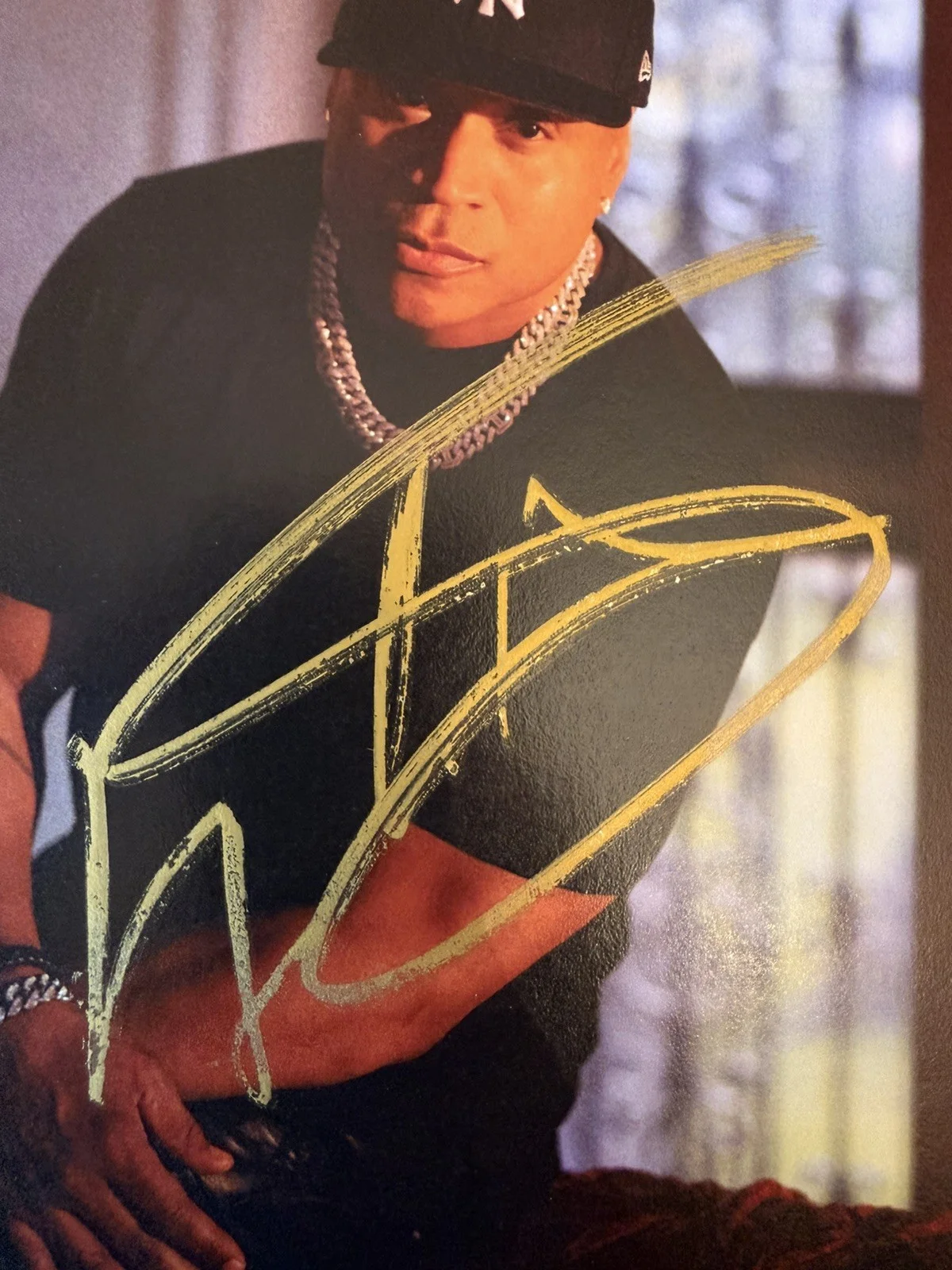 NEW LL Cool J Signed Autographed 8x10 Photo With "The Force" Record GOLD sig, изображение 2