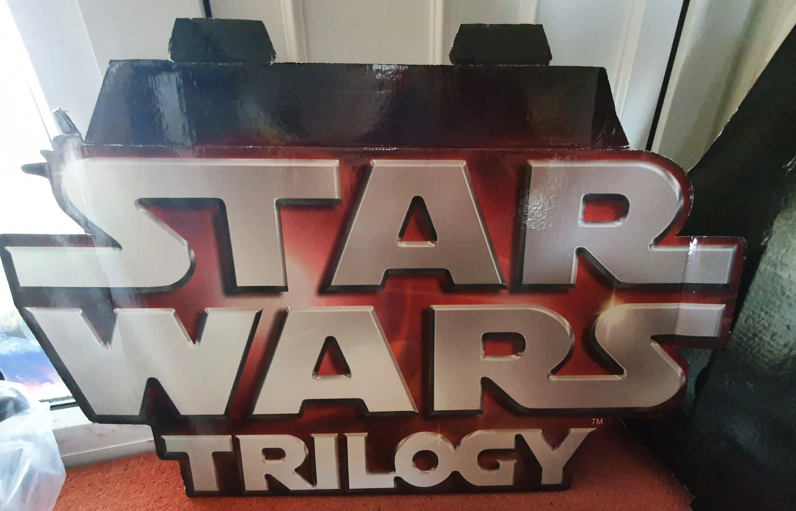 Rare large Star Wars Darth Vader standee DVD release display 2004, image 3