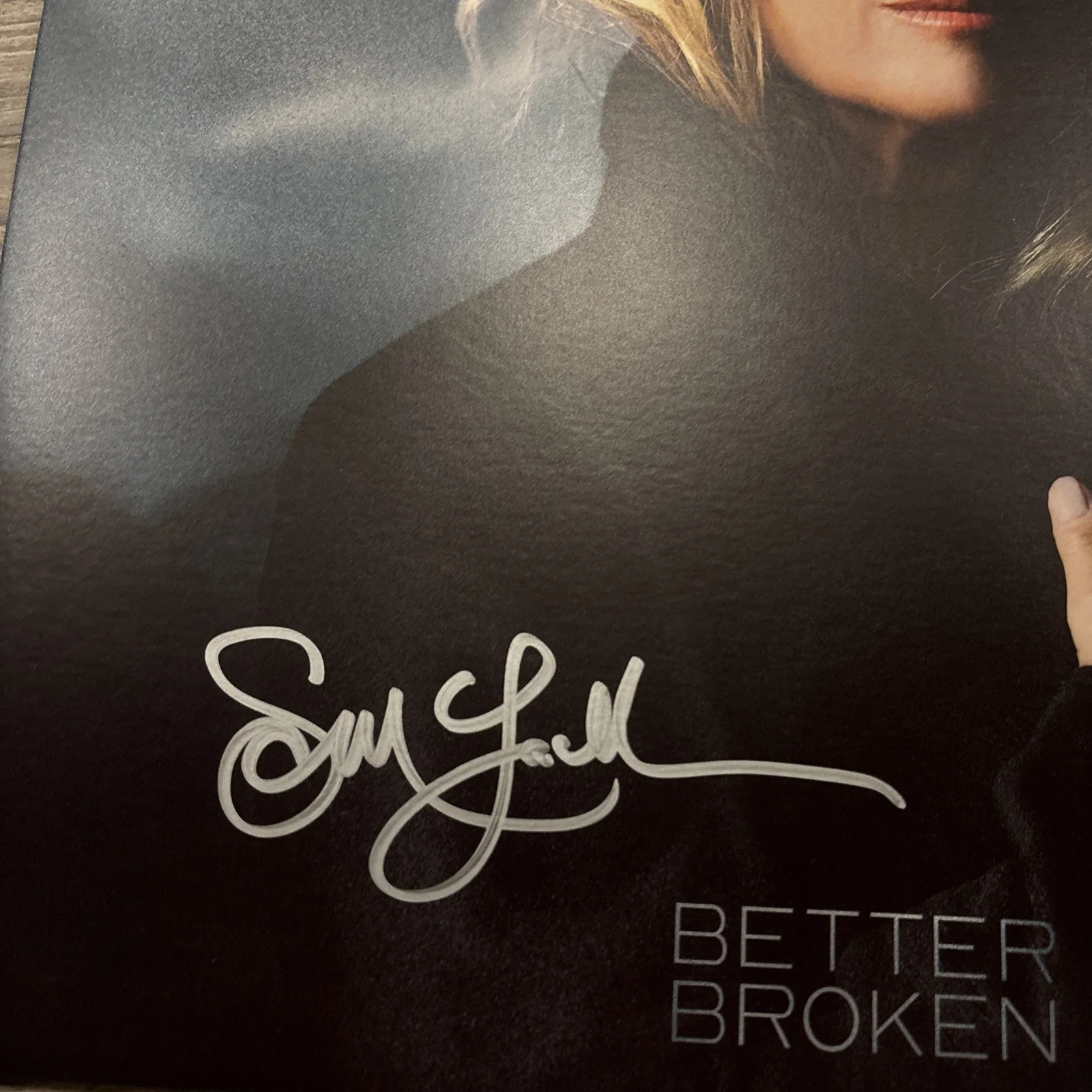 Sarah McLachlan Better Broken Signed Cover Vinyl LP Autographed New, image 2