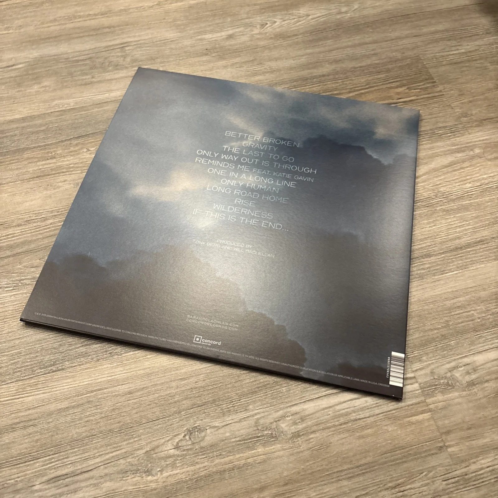 Sarah McLachlan Better Broken Signed Cover Vinyl LP Autographed New, image 3
