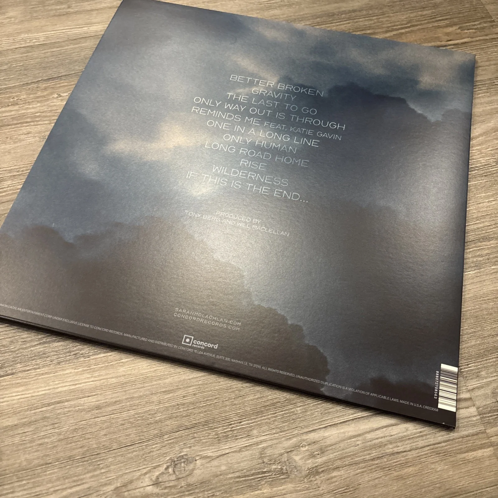 Sarah McLachlan Better Broken Signed Cover Vinyl LP Autographed New, image 4