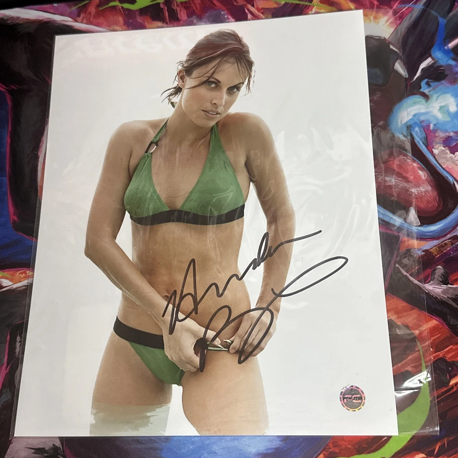 Amanda Beard — Amanda Beard - Signed Auto - 8x10 - With COA, image 2