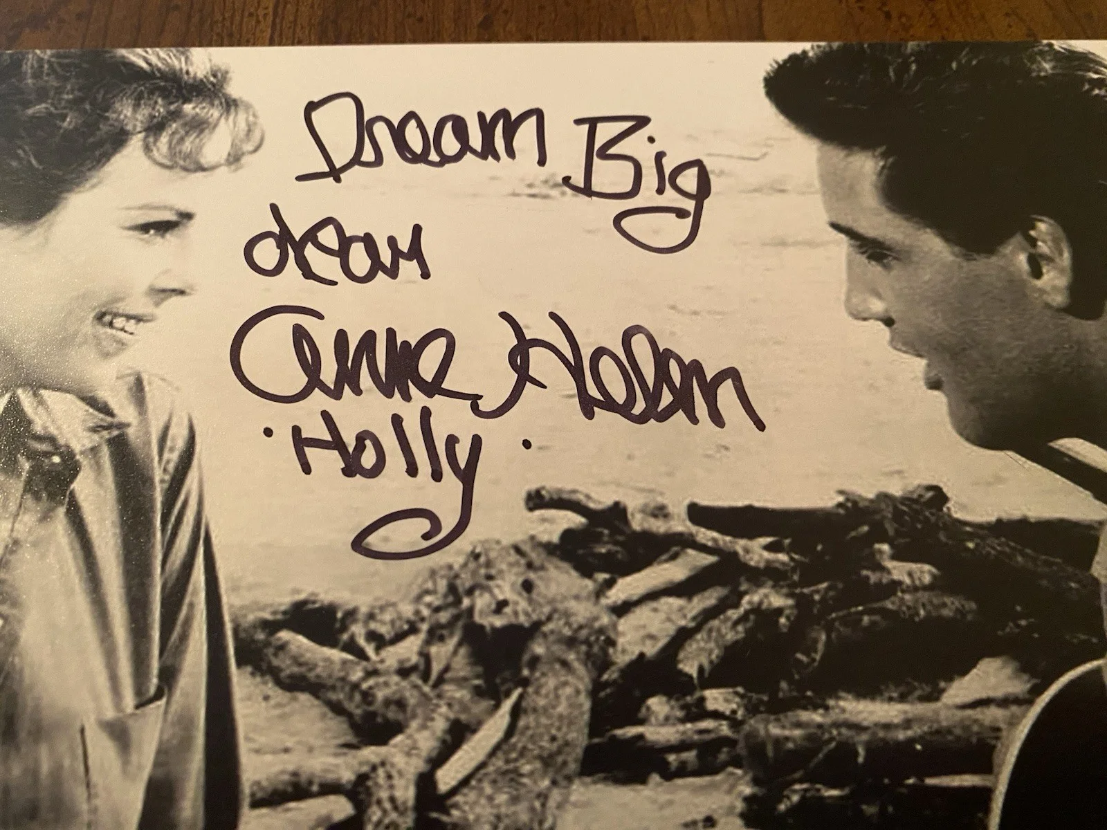 Anne Helm — Anne Helm Signed Autographed Follow That Dream Photo With Elvis Beckett BAS, image 3