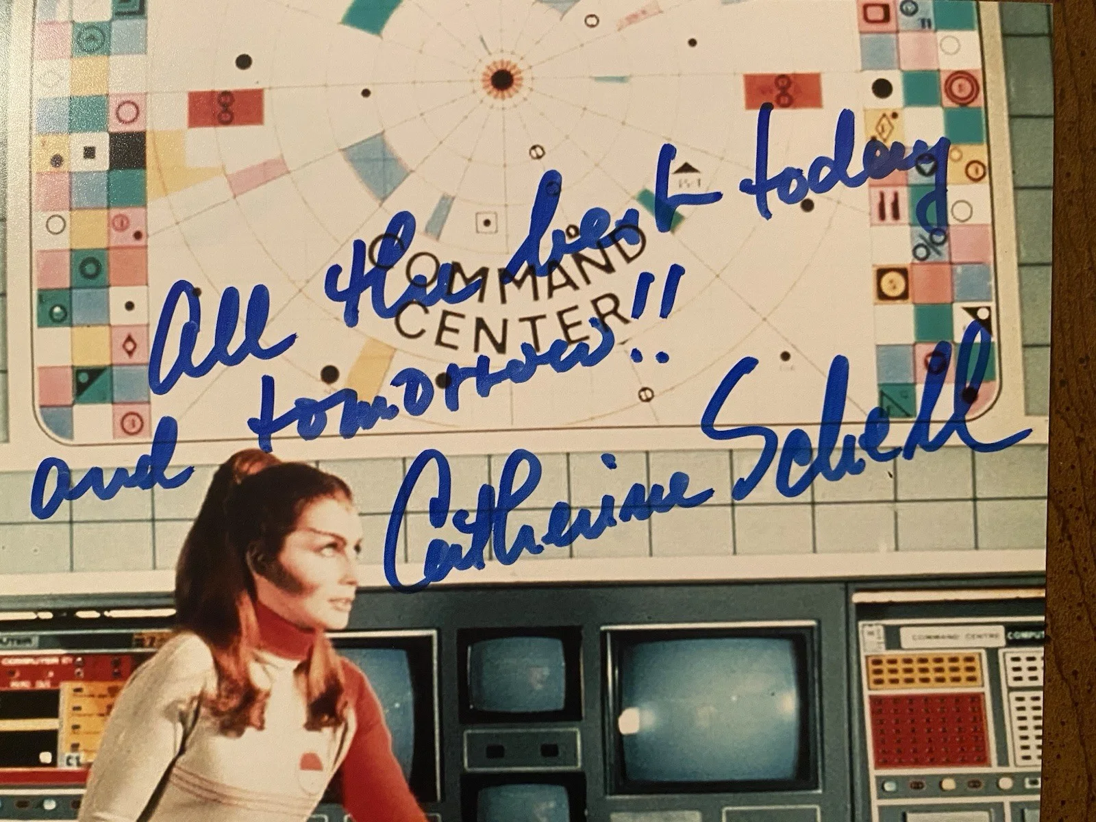 Catherine Schell — Catherine Schell Signed Autographed 8x10 Photo Space 1999 Beckett BAS, image 2