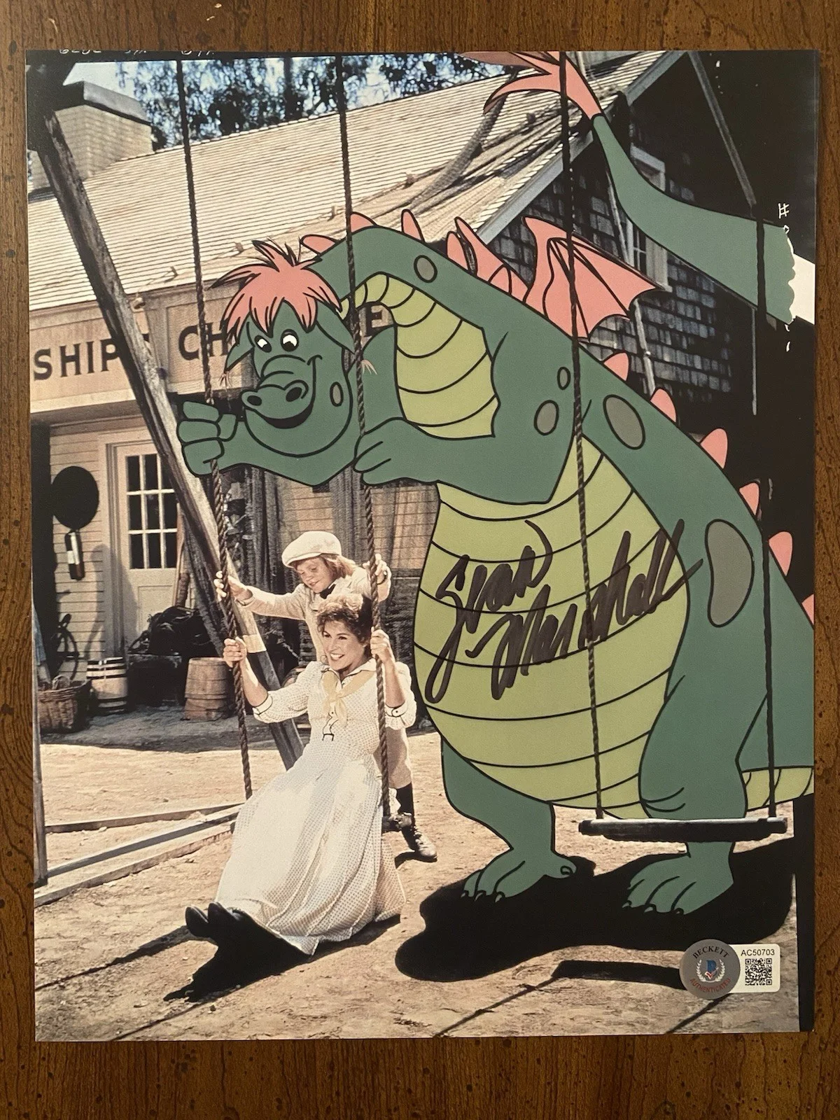 Sean Marshall — Sean Marshall Signed Autographed Photo Pete’s Dragon Beckett BAS