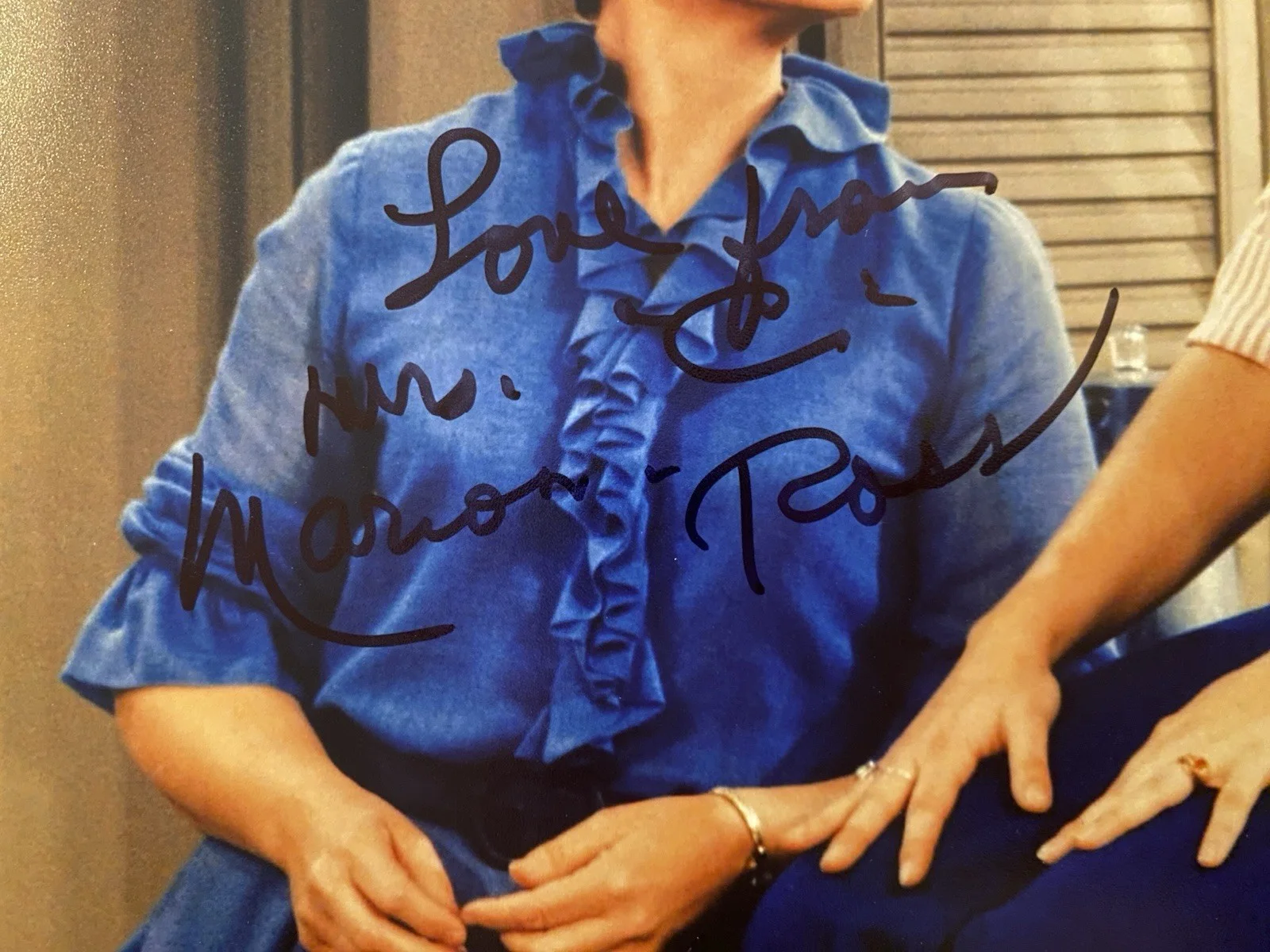 Marion Ross — Marion Ross Signed Autographed Photo Happy Days Mrs Cunningham Beckett BAS, изображение 2
