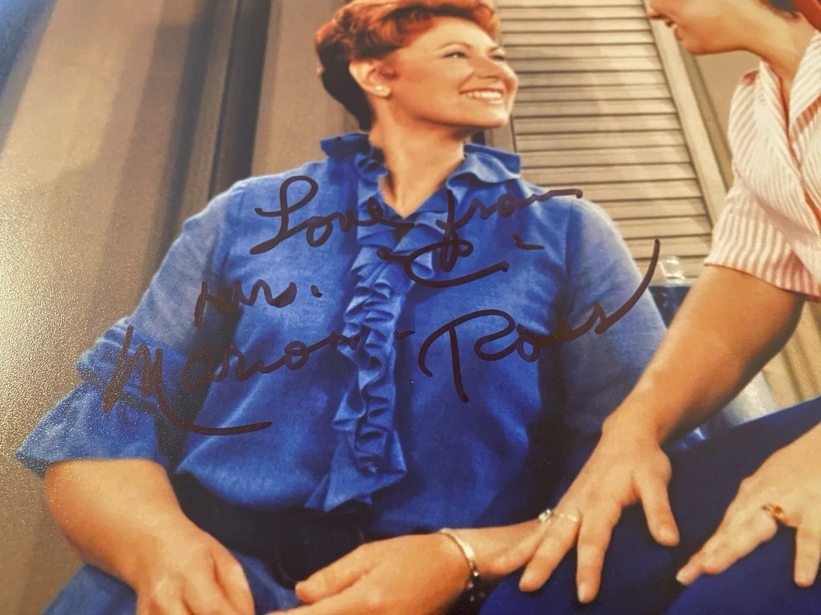 Marion Ross — Marion Ross Signed Autographed Photo Happy Days Mrs Cunningham Beckett BAS, изображение 3