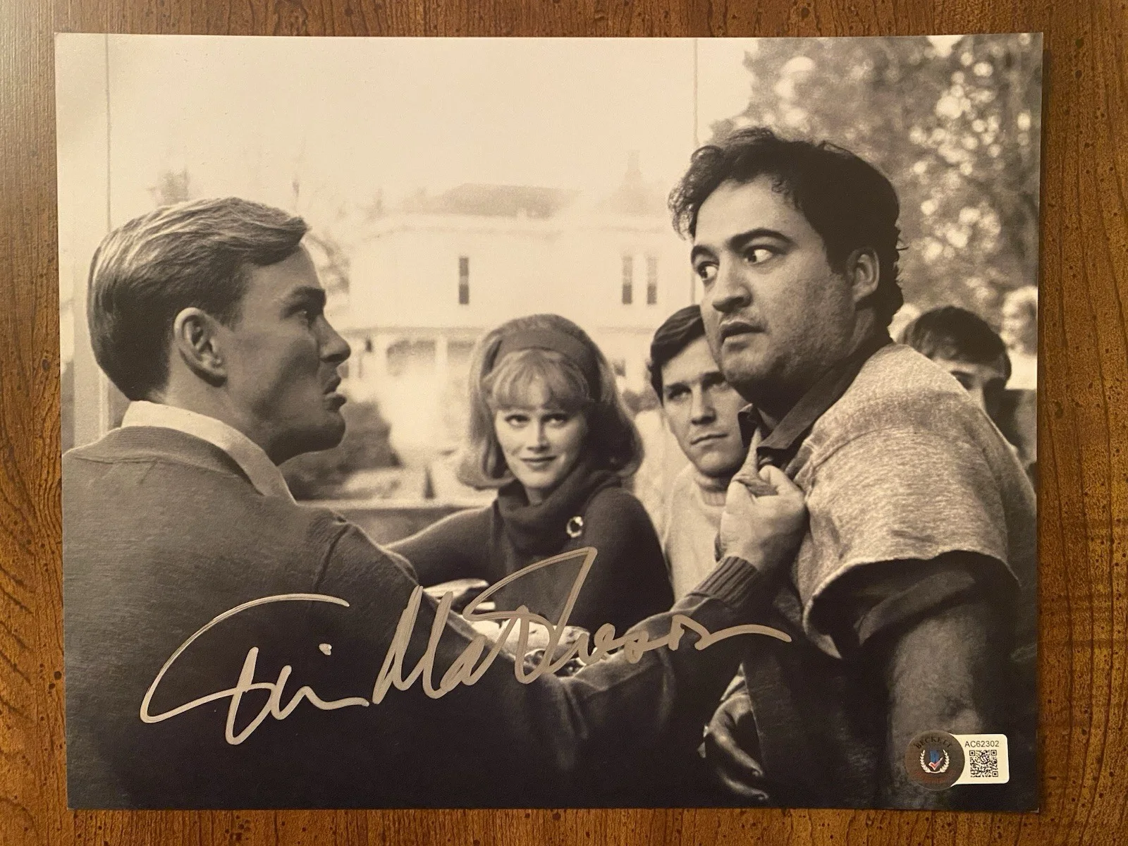 Tim Matheson — Tim Matheson Signed Autographed 10x8 Photo w John Belushi Animal House Beckett