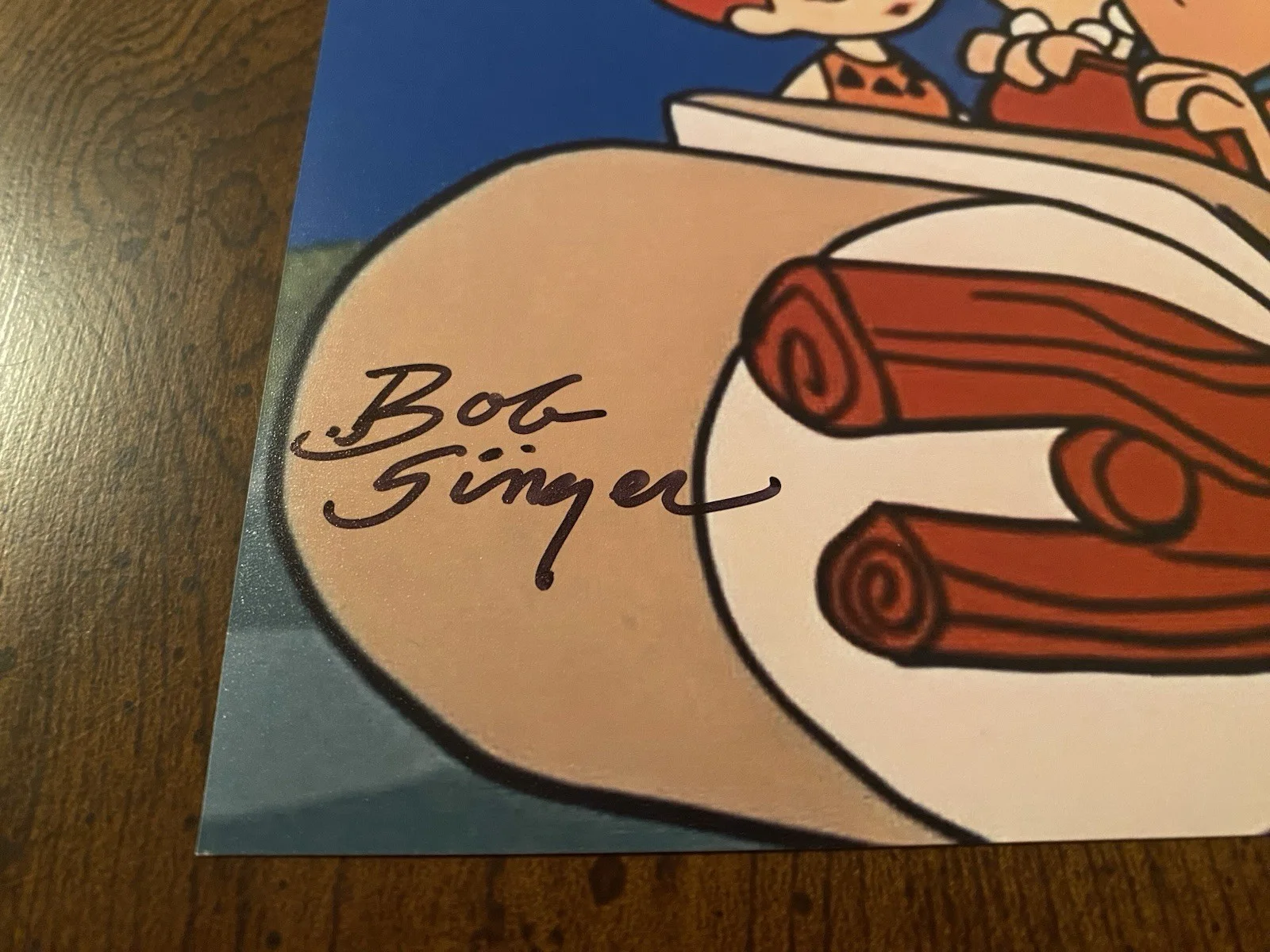 Bob Singer — Bob Singer Signed Autographed Photo The Flintstones Beckett BAS Animator, image 3
