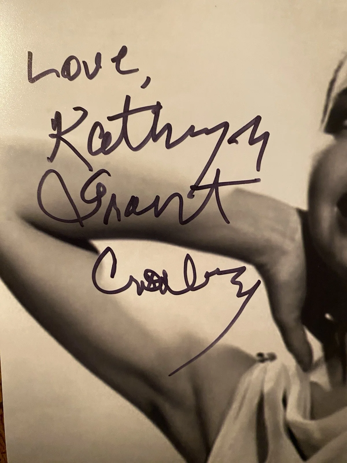 Kathryn Grant, Kathryn Crosby — Kathryn Grant Signed Autographed Photo Sinbad Operation Mad Ball Beckett BAS, изображение 2
