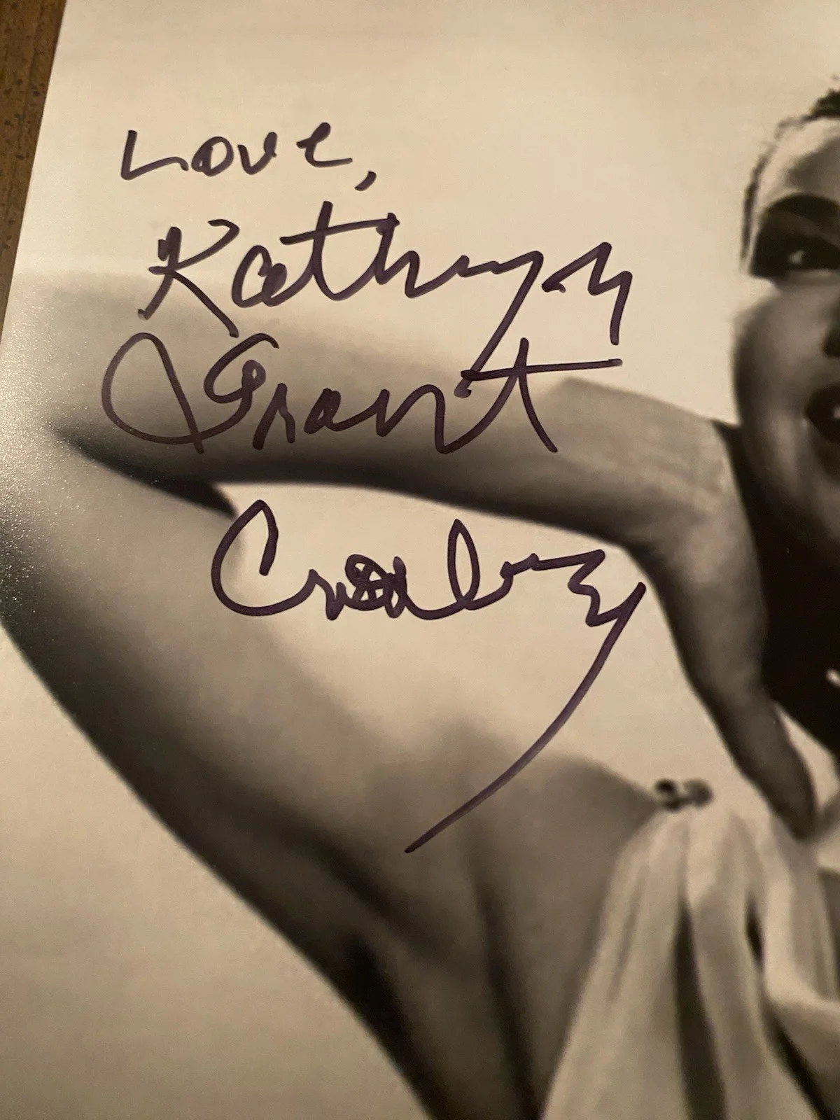 Kathryn Grant, Kathryn Crosby — Kathryn Grant Signed Autographed Photo Sinbad Operation Mad Ball Beckett BAS, изображение 3