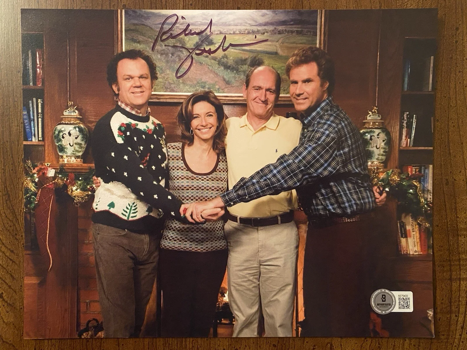 Richard Jenkins — Richard Jenkins Signed Autographed 10x8 Step Brothers Photo Beckett BAS