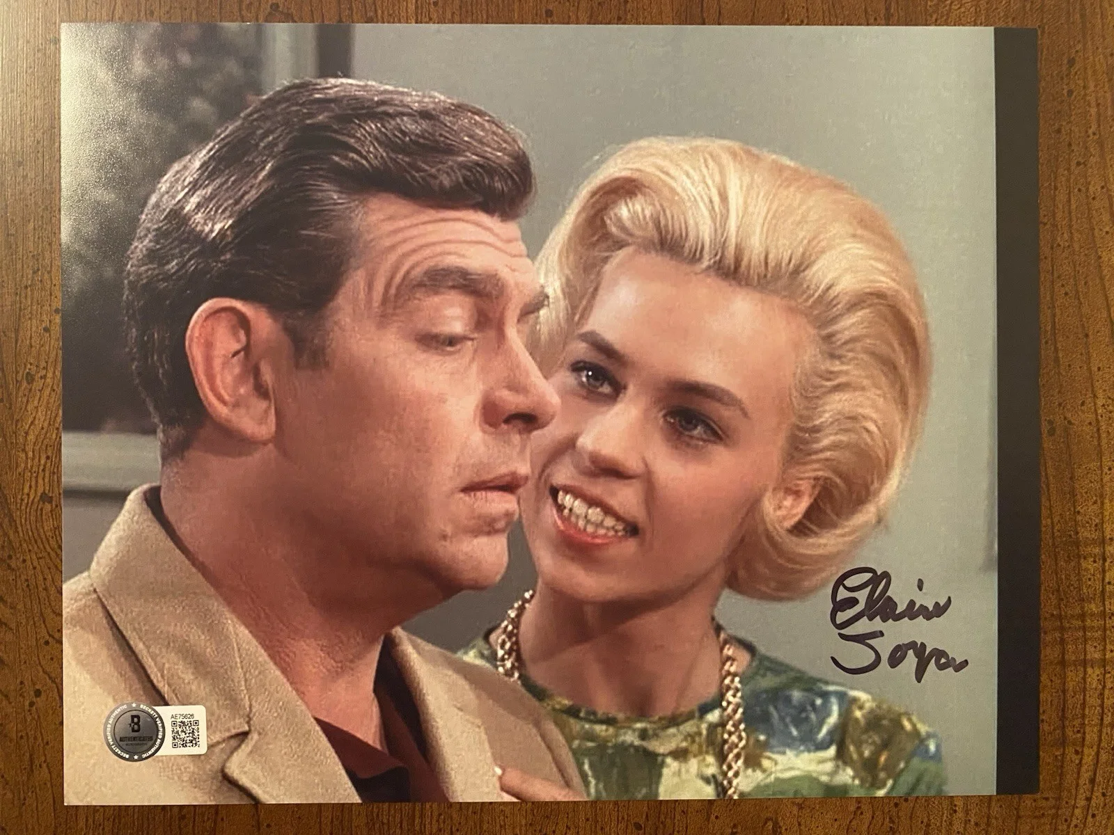Elaine Joyce — Elaine Joyce Signed Autographed 10x8 Photo The Andy Griffith Show Beckett BAS